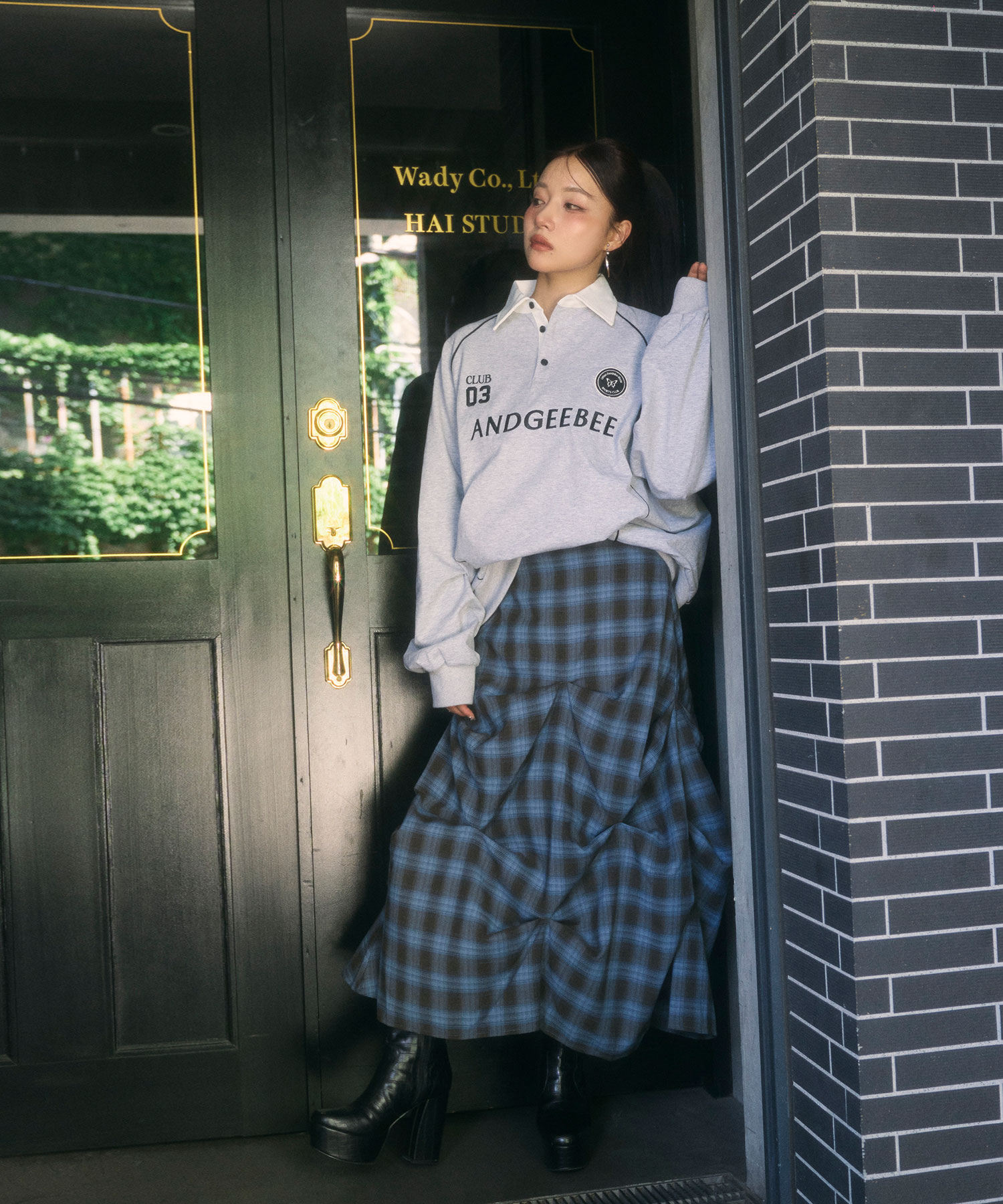 再値下げ　新品ANTENNEアンテーネロングスカート　コットン＆シルク お値下げ、新品ANTENNEアンテーネロングスカート コットン＆シルク
