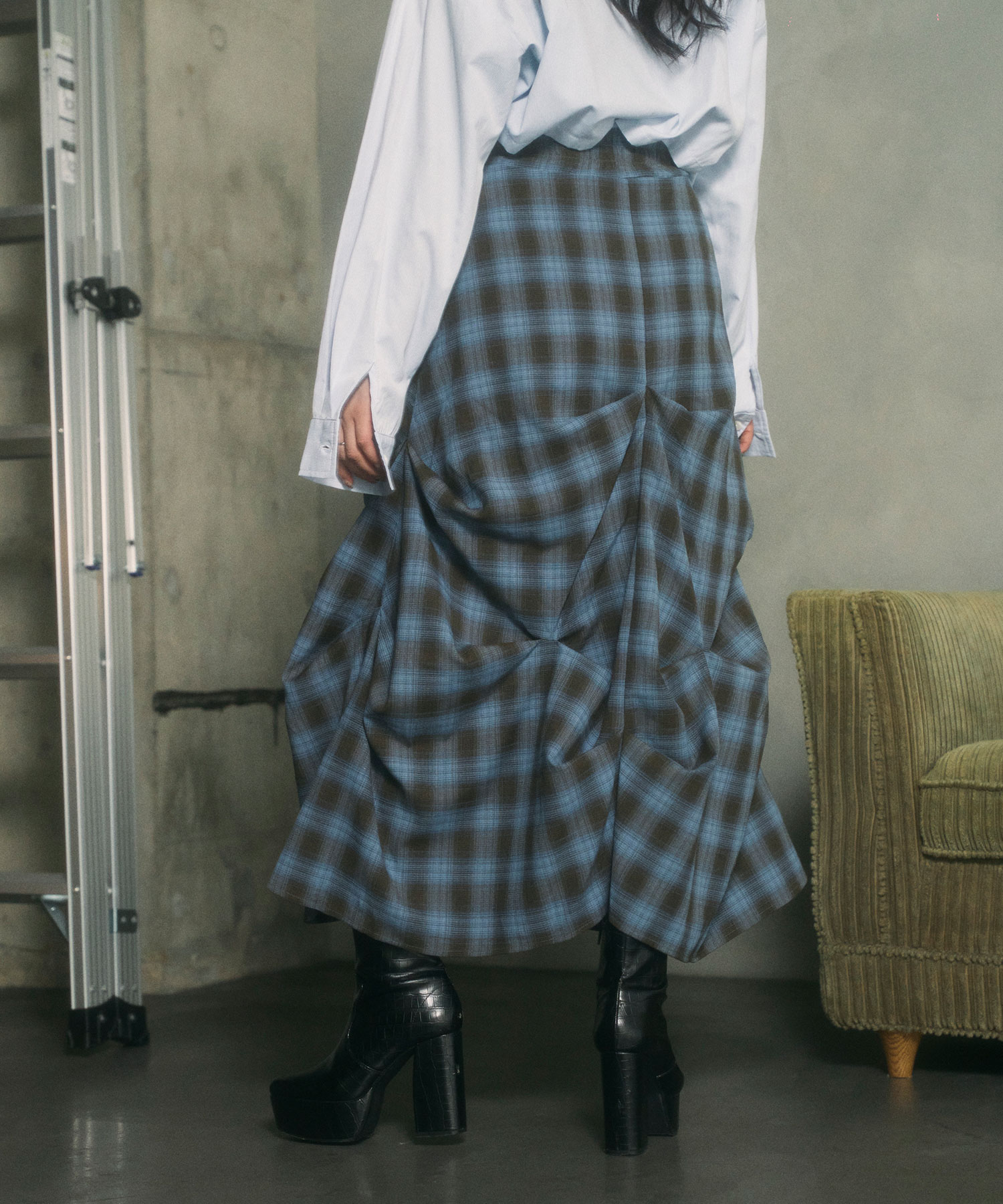 チェックランダムピックスカート – BUNNY APARTMENT