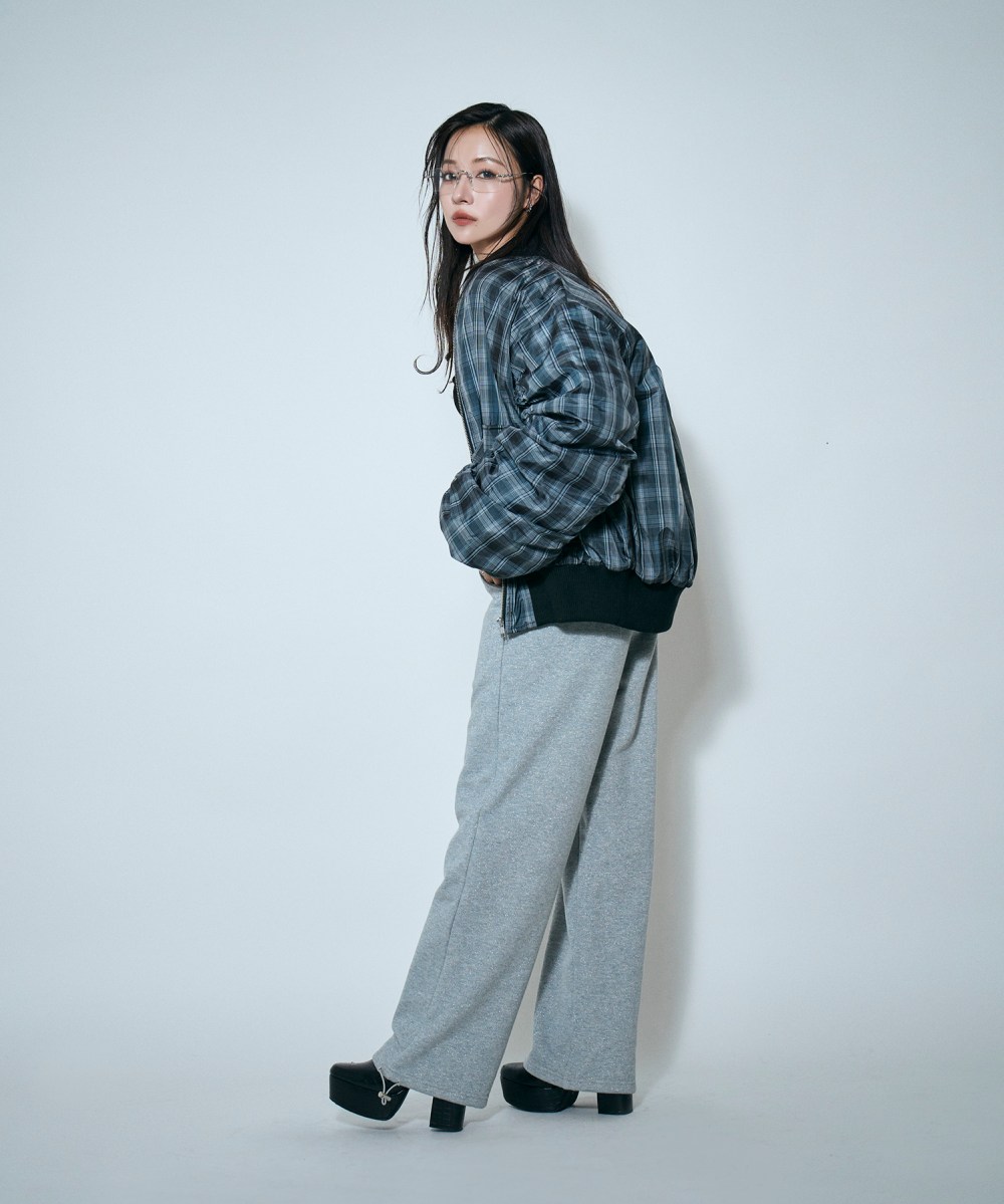 UNISEX オーバーサイズチェックブルゾン – BUNNY APARTMENT