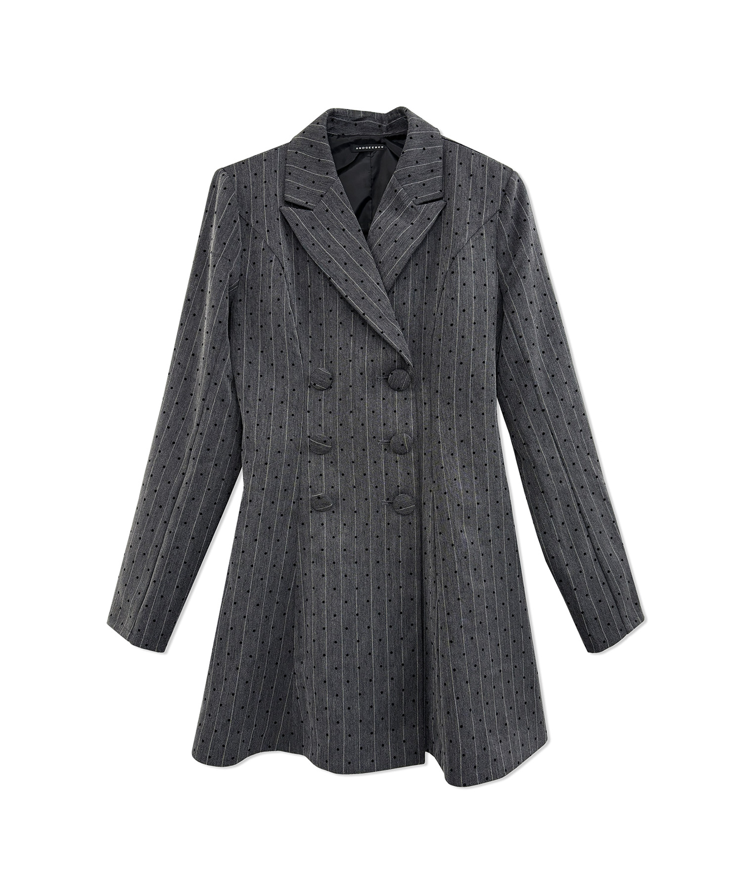 ダブルボタンジャケットワンピ