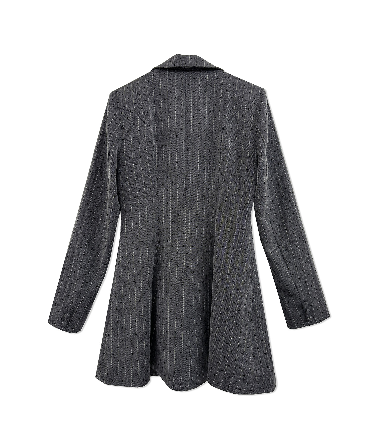 ダブルボタンジャケットワンピ