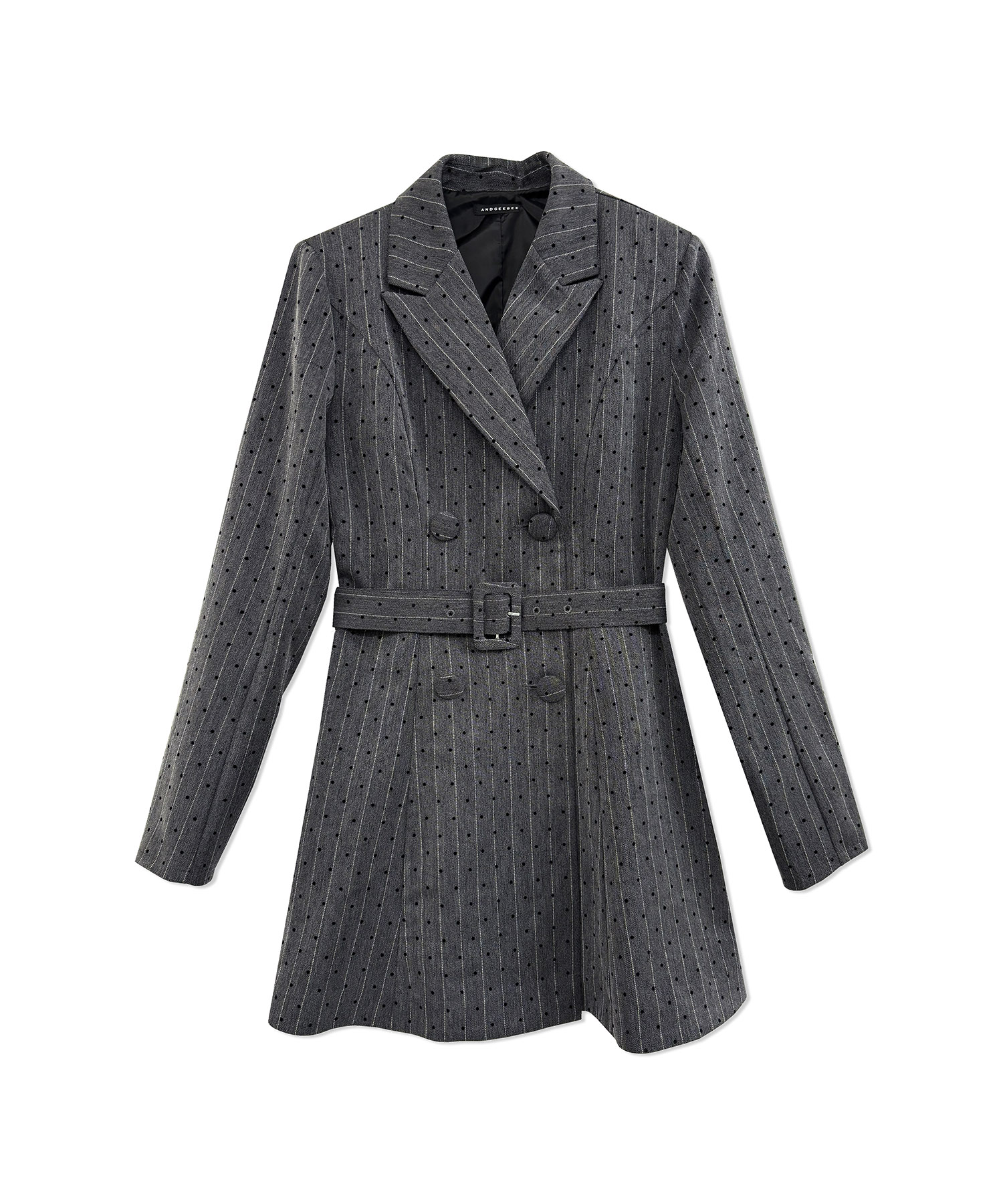 ダブルボタンジャケットワンピ