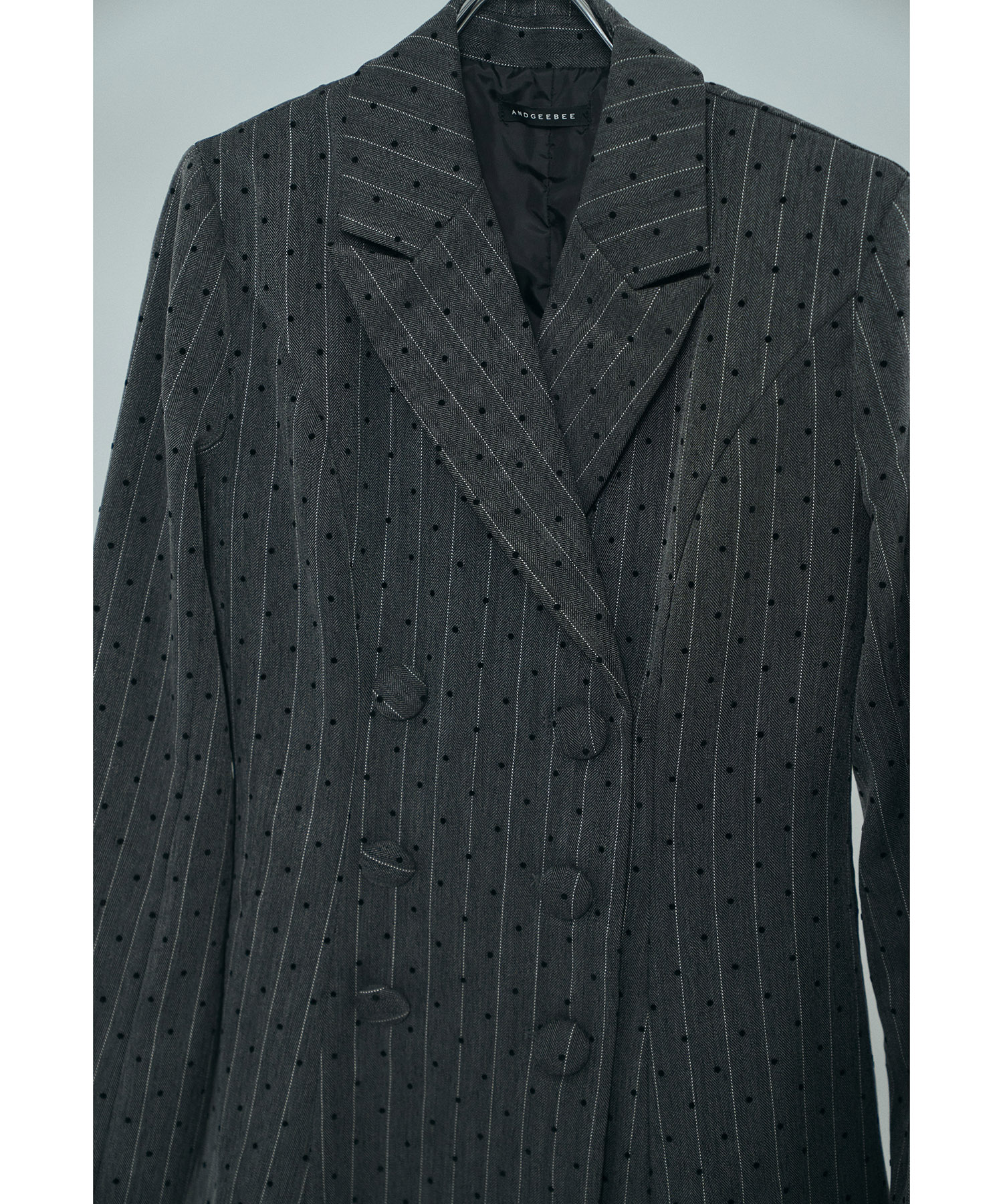 ダブルボタンジャケットワンピ