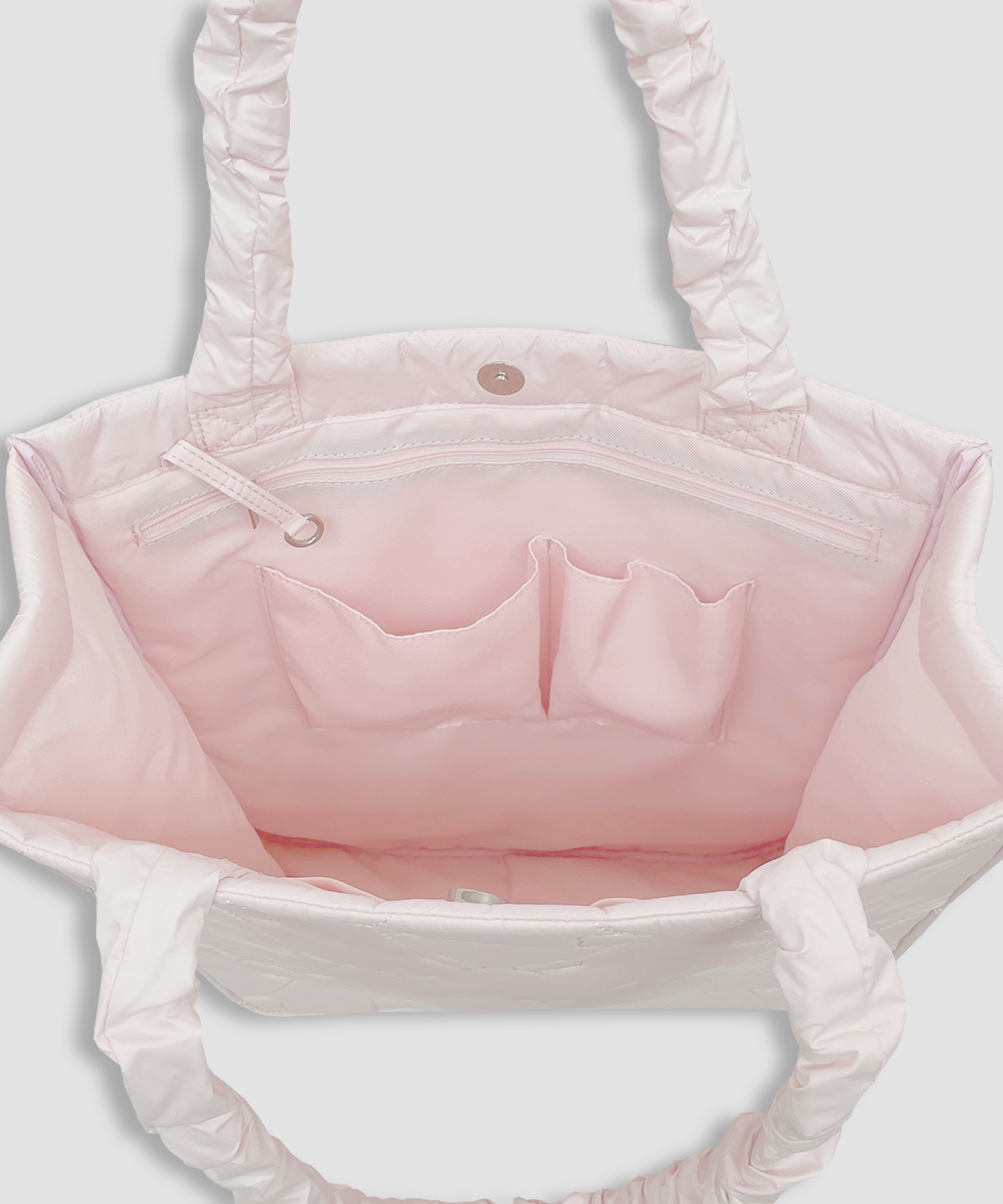 リボンキルティングトートバッグ