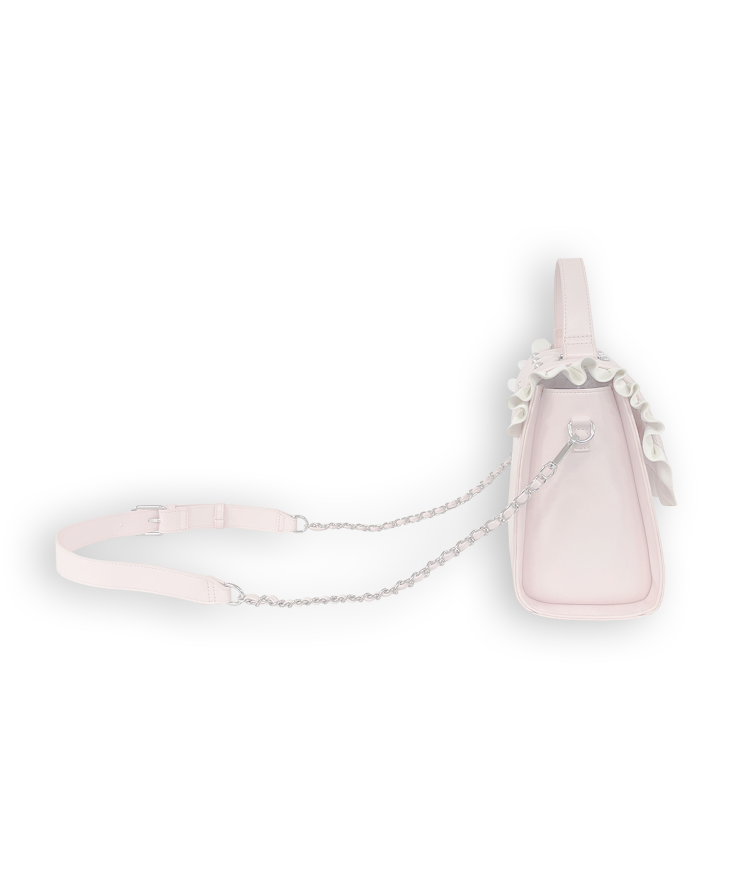 ハートロゴパールキルティングバッグ