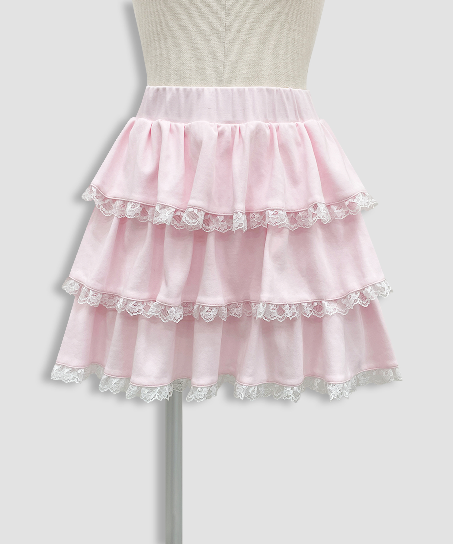 レースフリルパーカーセットアップ