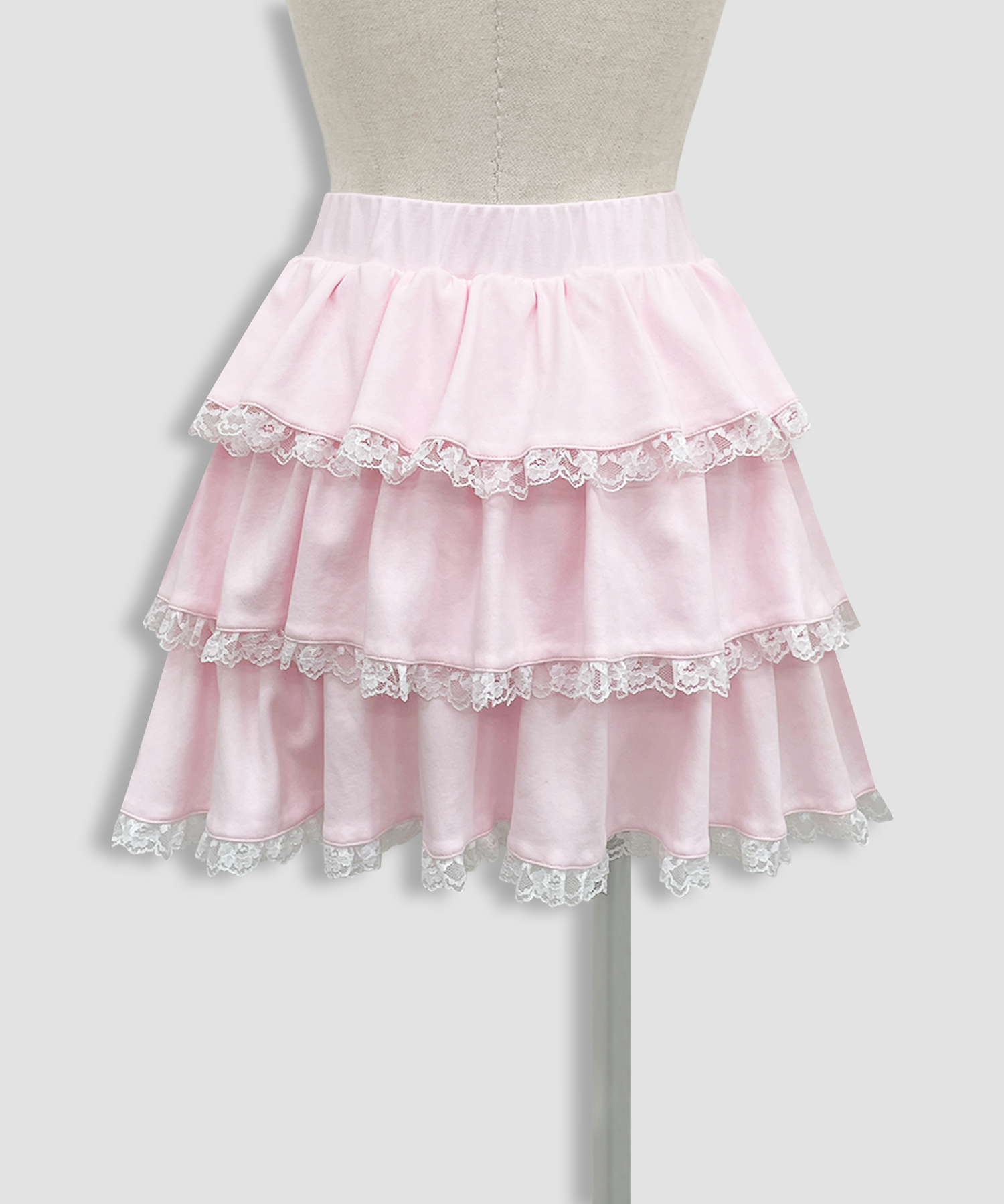 レースフリルパーカーセットアップ