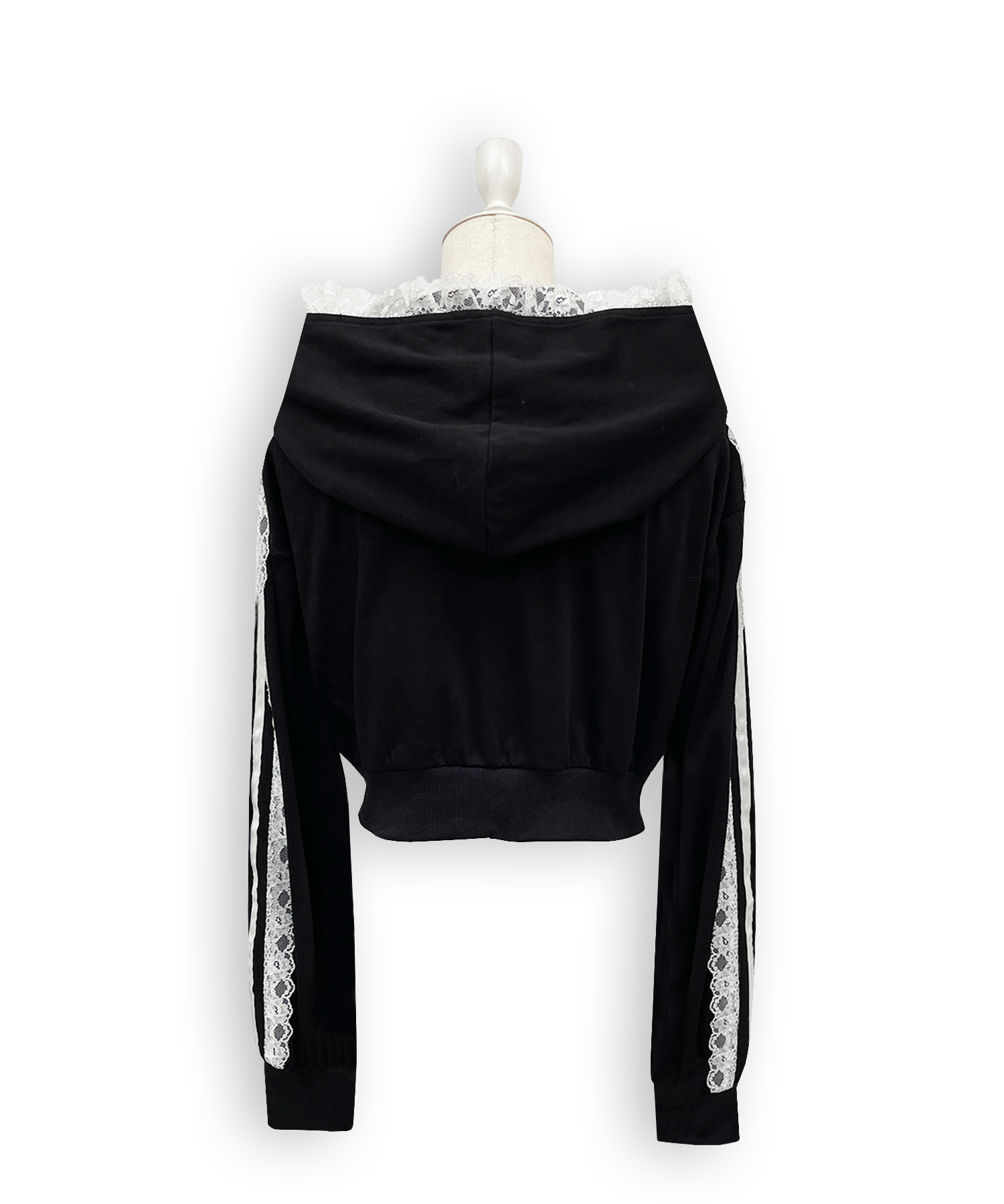 レースフリルパーカーセットアップ