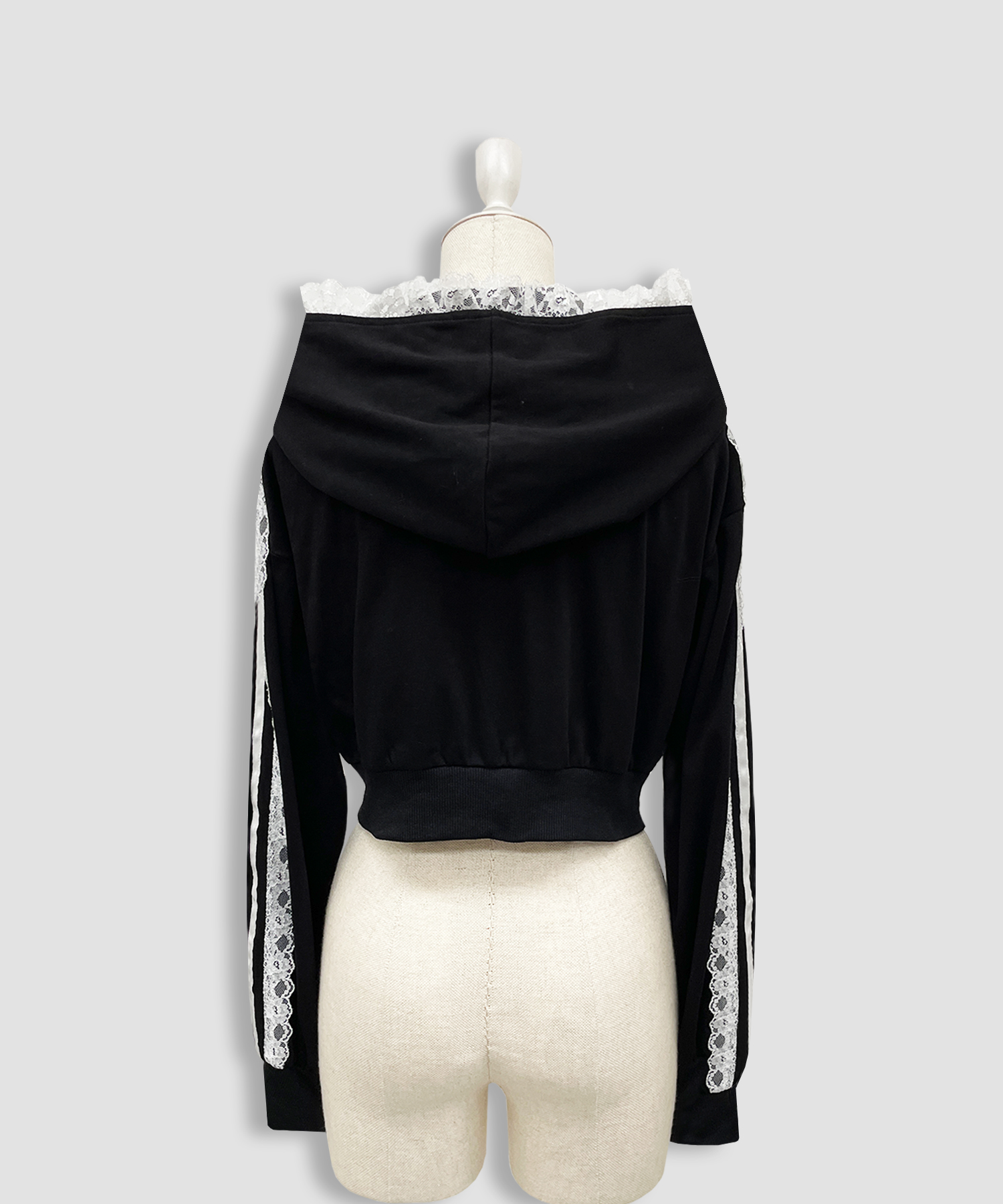 レースフリルパーカーセットアップ