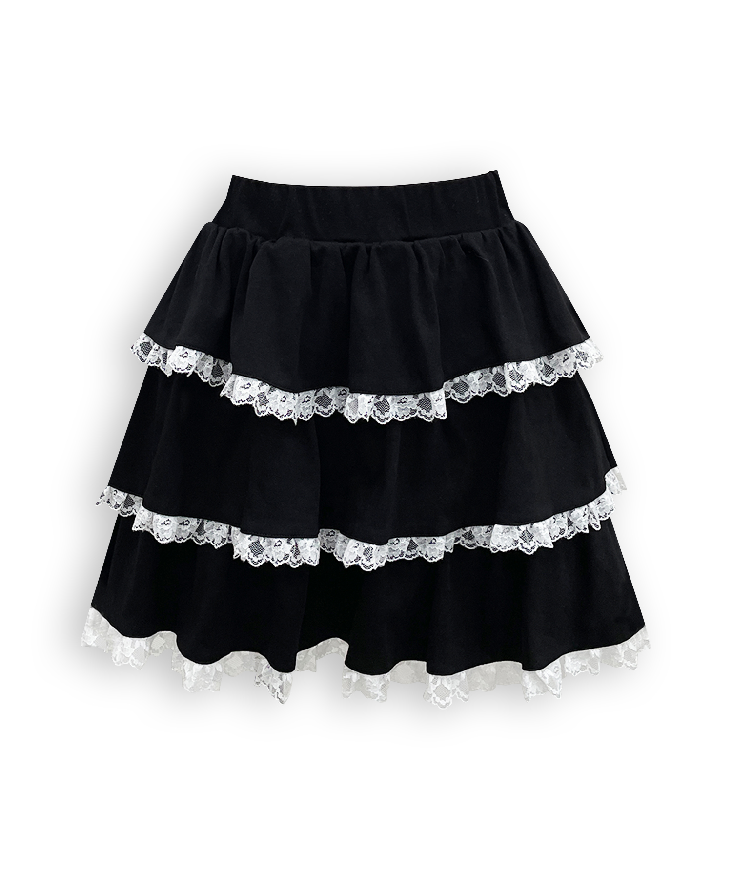 レースフリルパーカーセットアップ