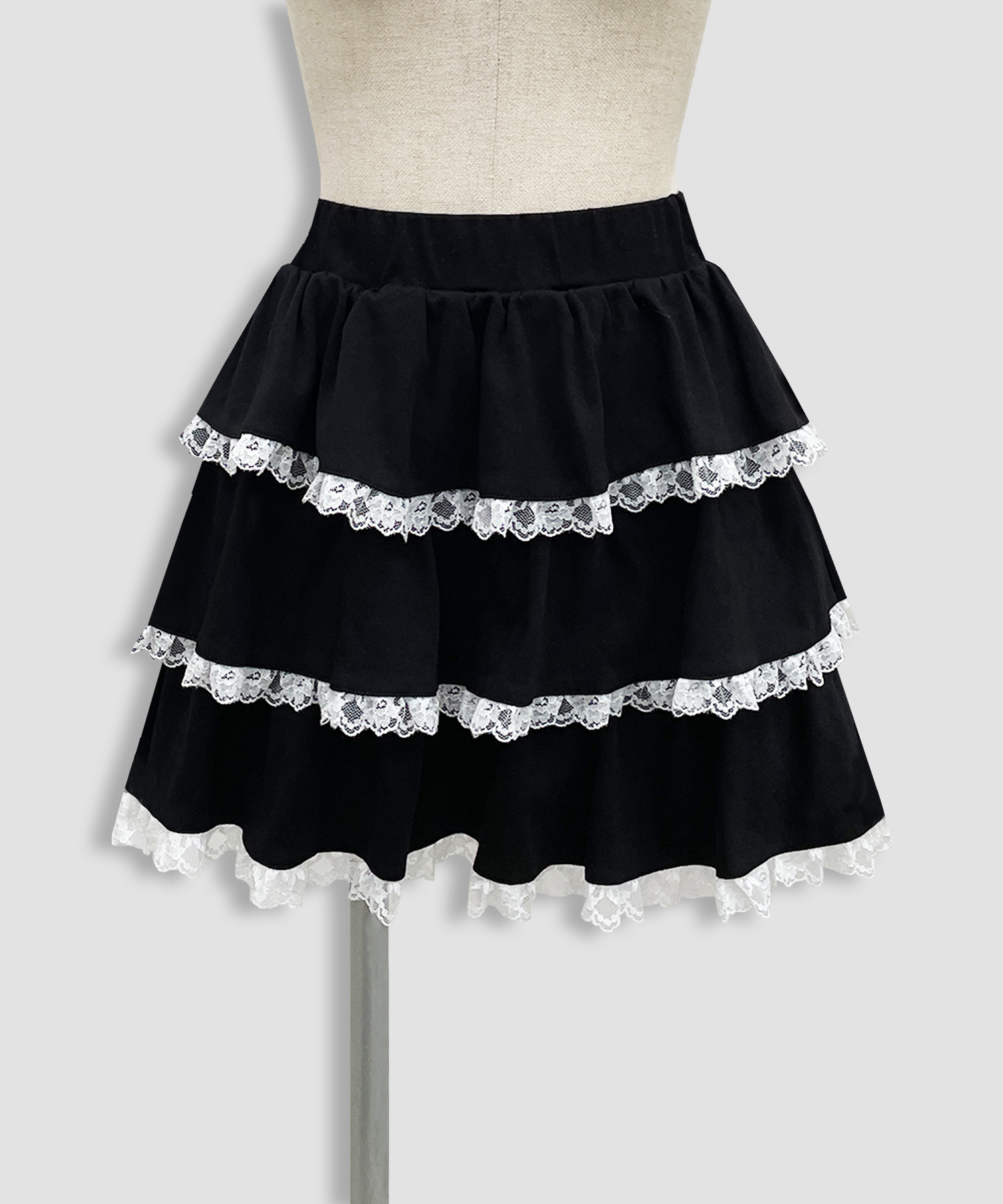 レースフリルパーカーセットアップ