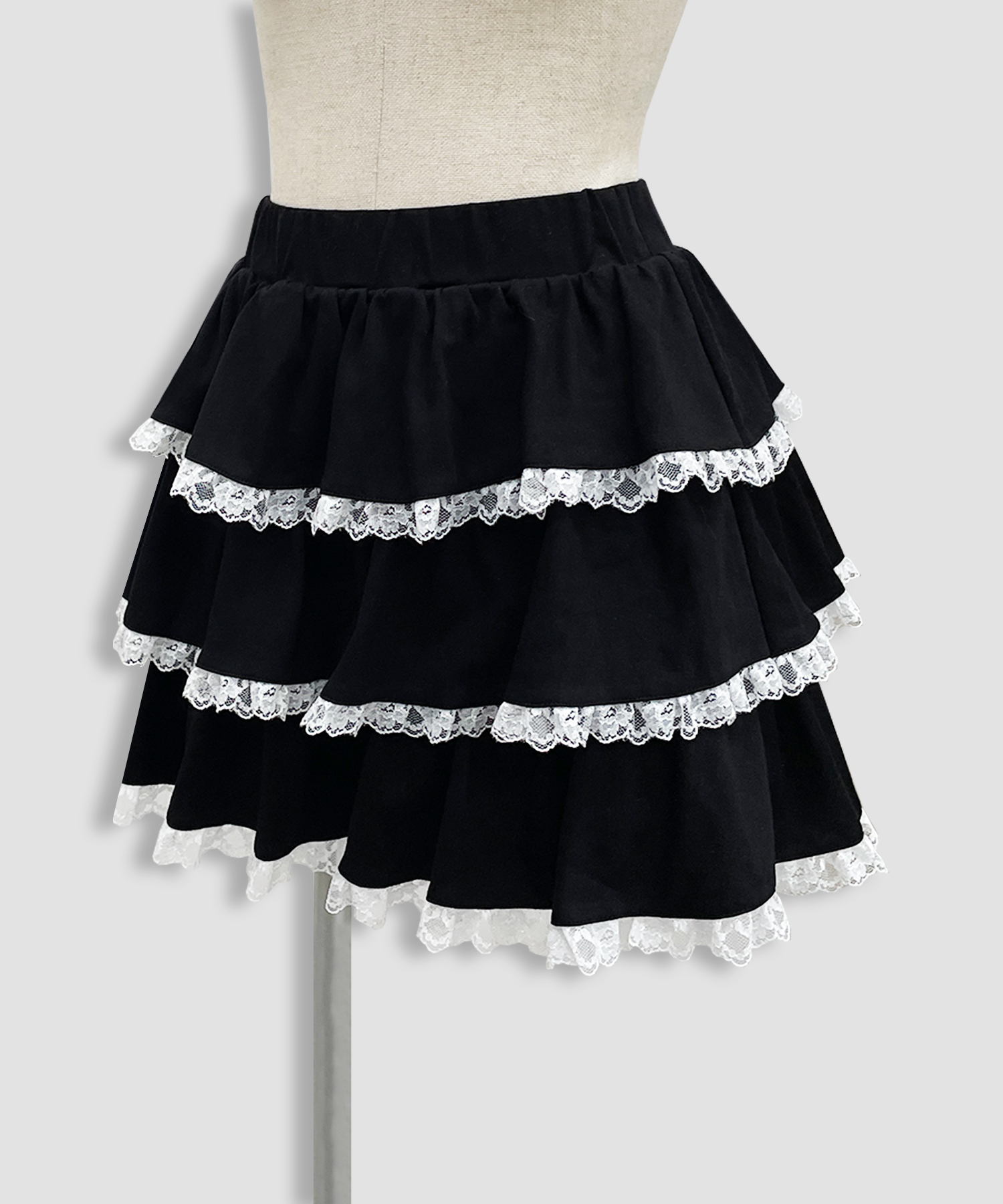 レースフリルパーカーセットアップ