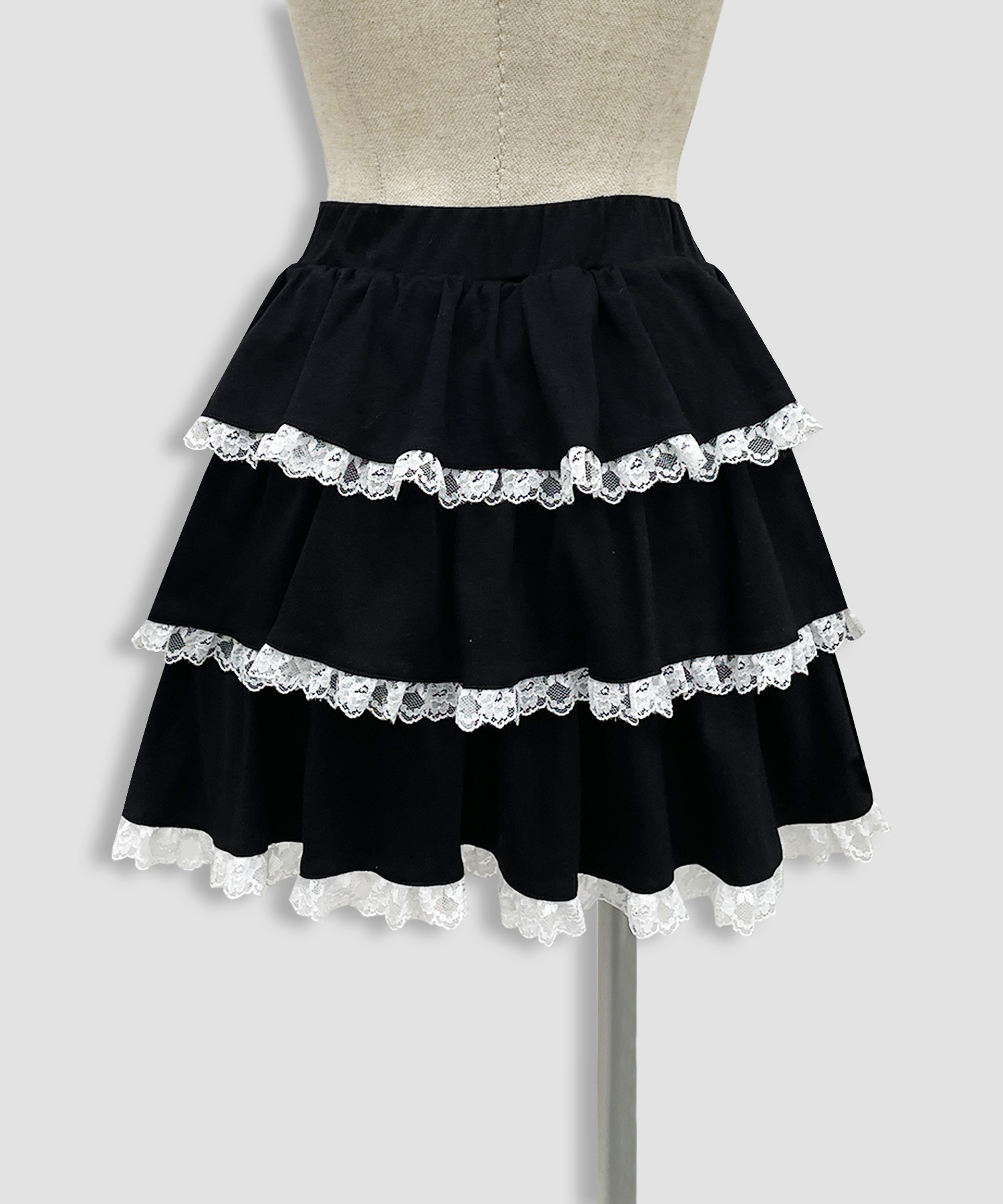 レースフリルパーカーセットアップ