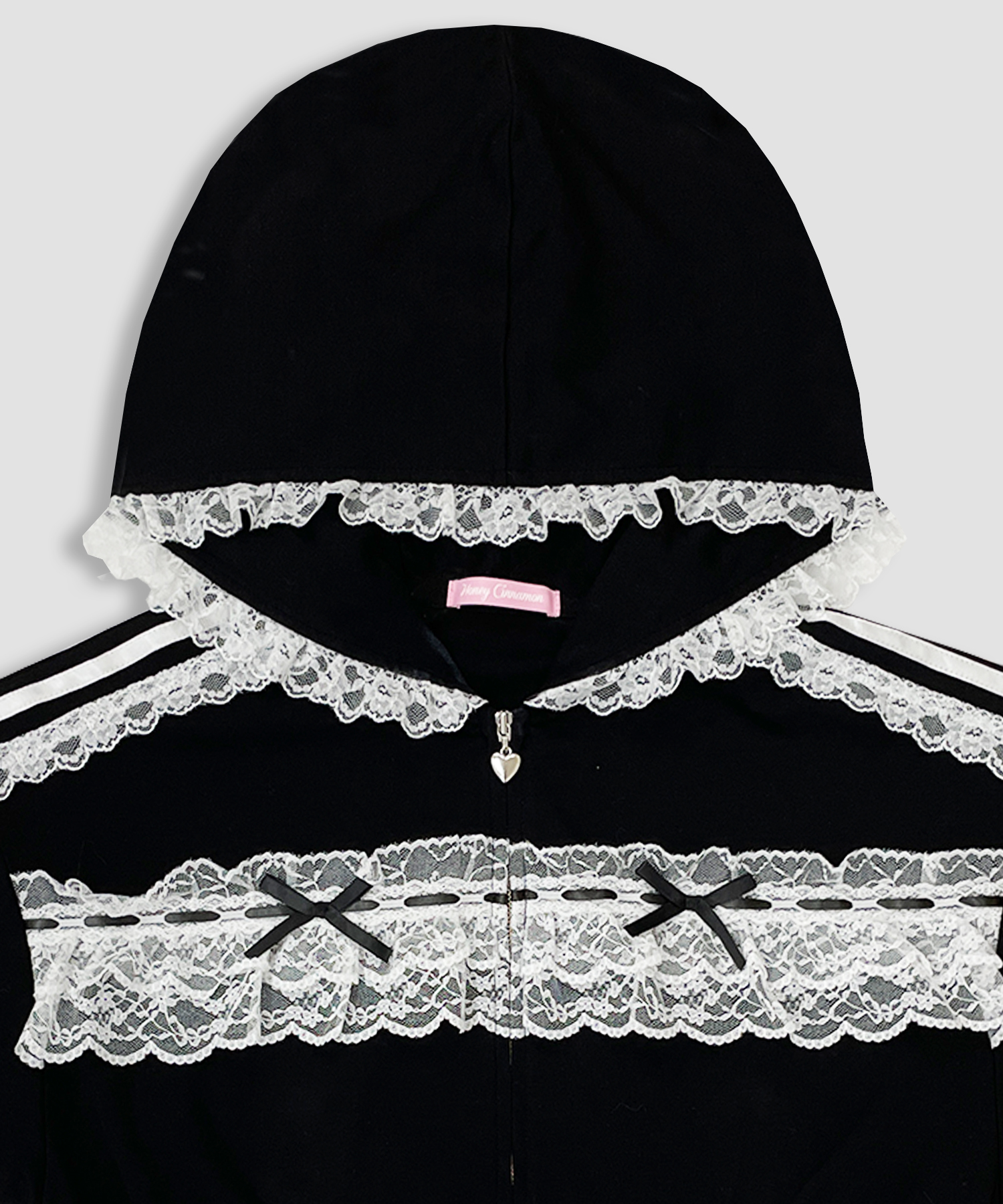 レースフリルパーカーセットアップ