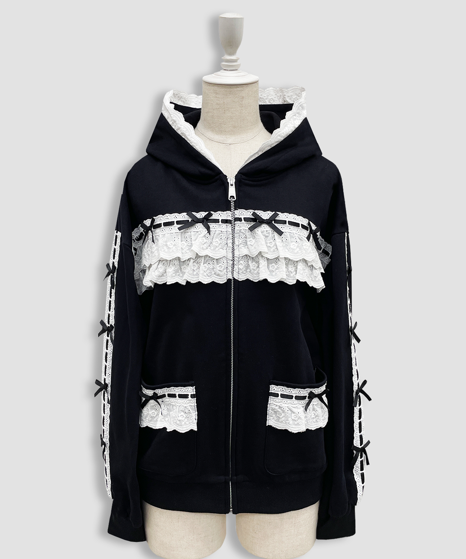 予約販売】コットンフリルジップパーカー – BUNNY APARTMENT