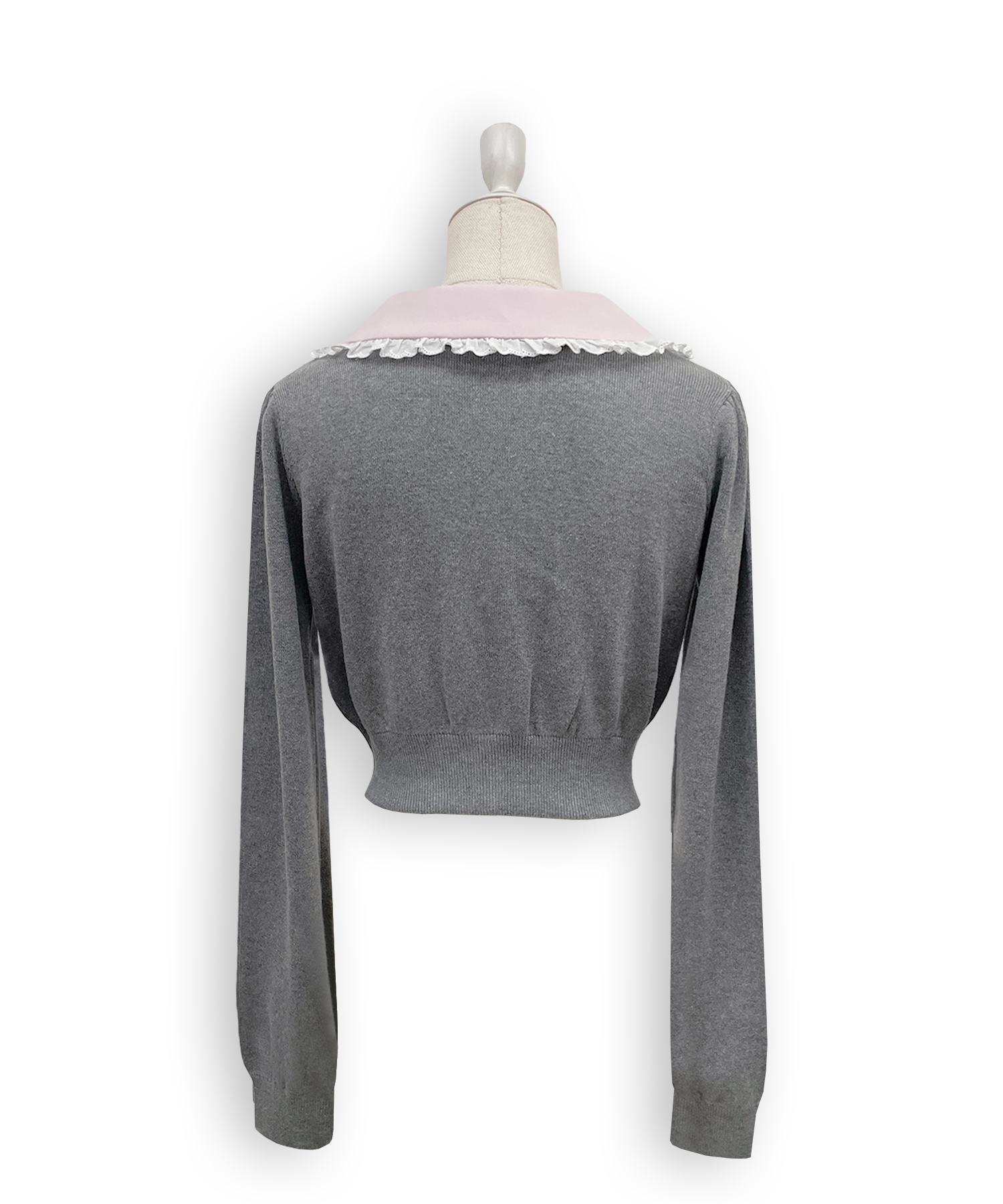 コットンレースニットプリーツセットアップ