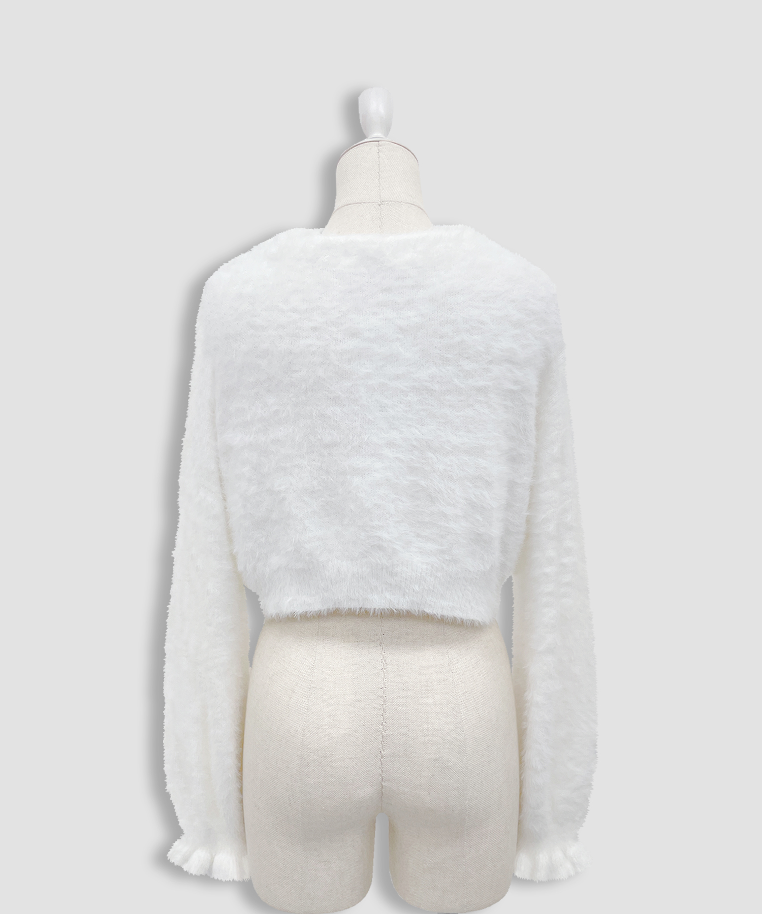 フェザーニットカーディガンキャミセット