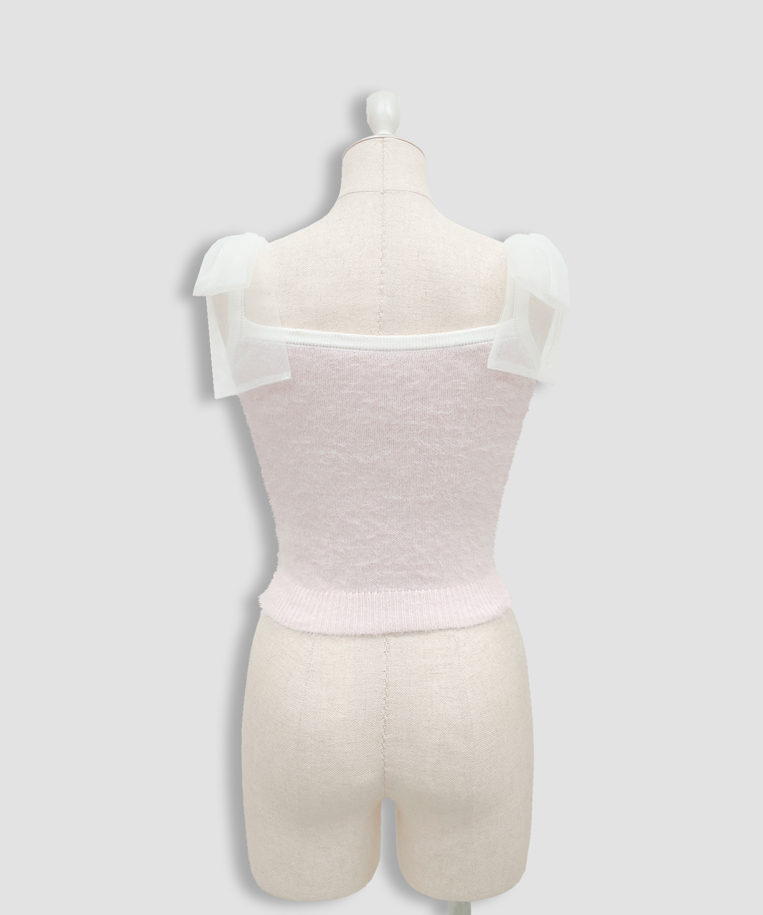 フェザーニットカーディガンキャミセット