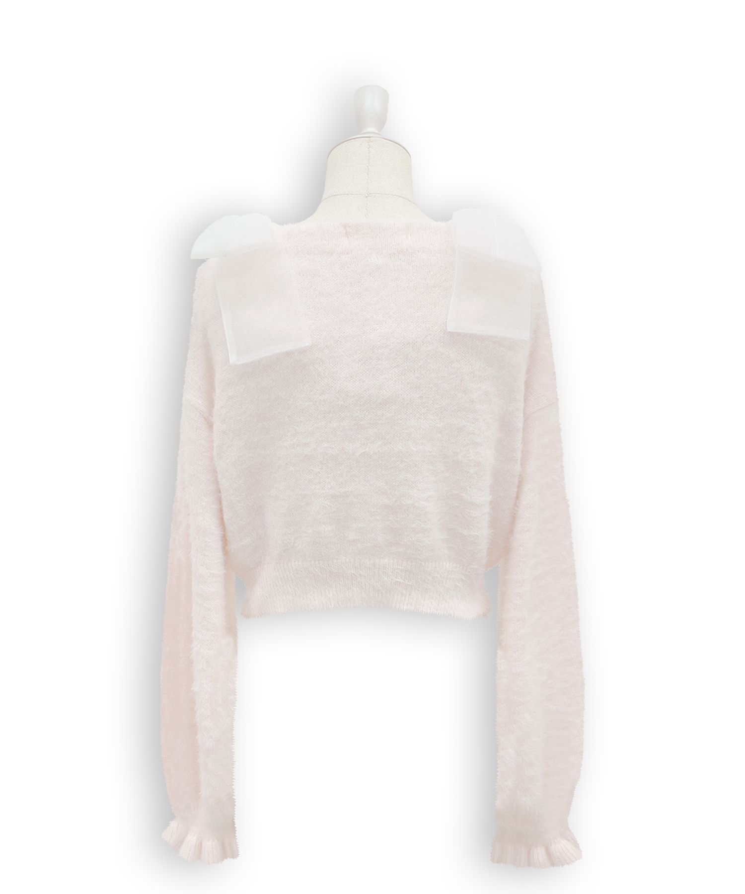 フェザーニットカーディガンキャミセット