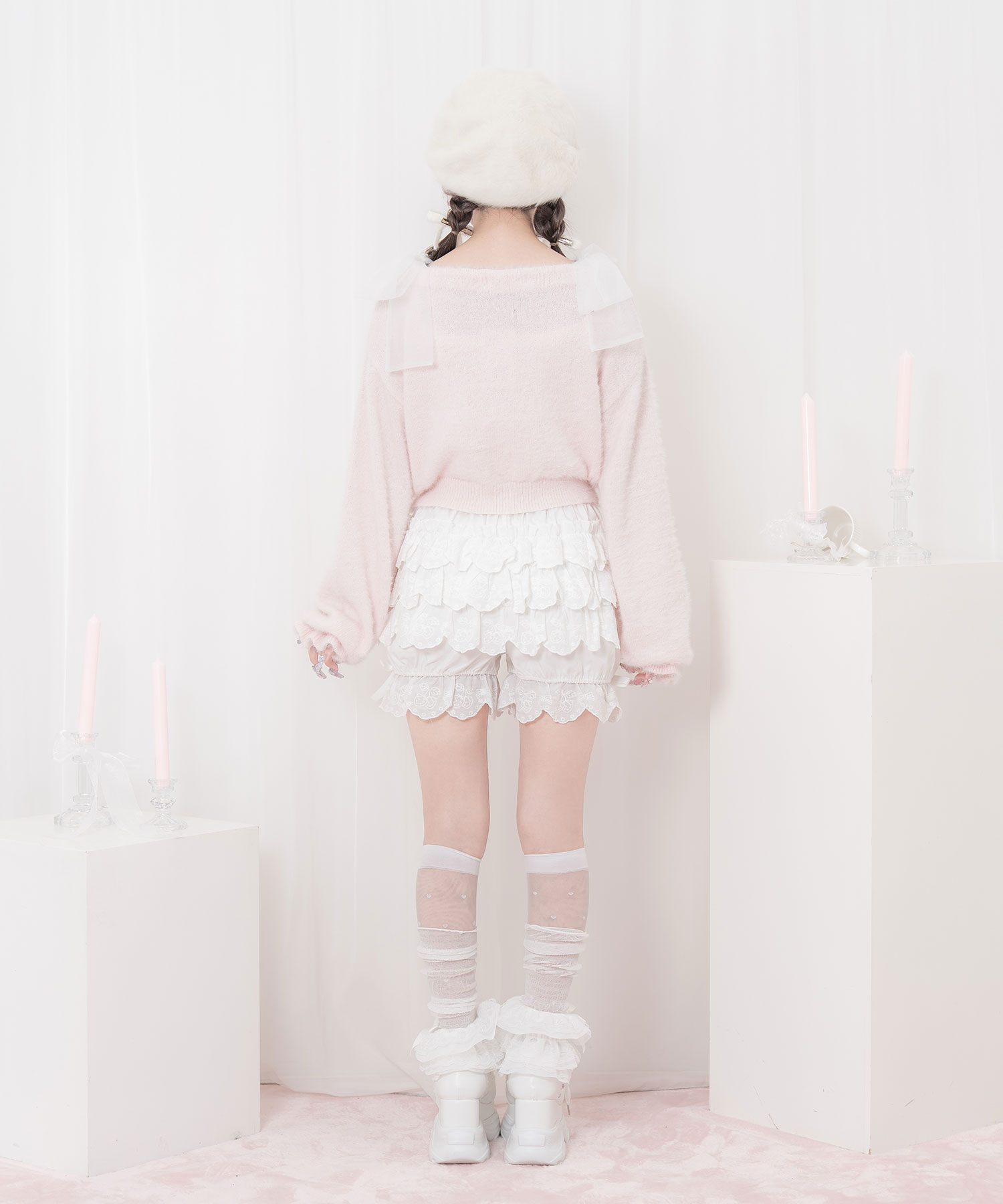 フェザーニットカーディガンキャミセット – BUNNY APARTMENT