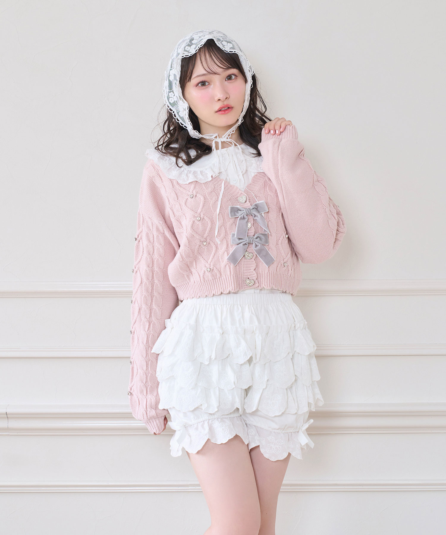 ハートビジューショートカーディガン – BUNNY APARTMENT