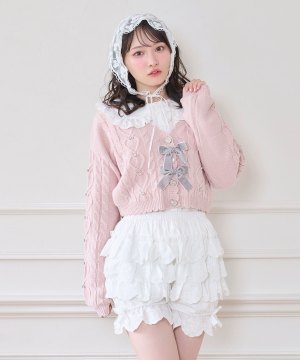 コットンレースふりふりパンツ