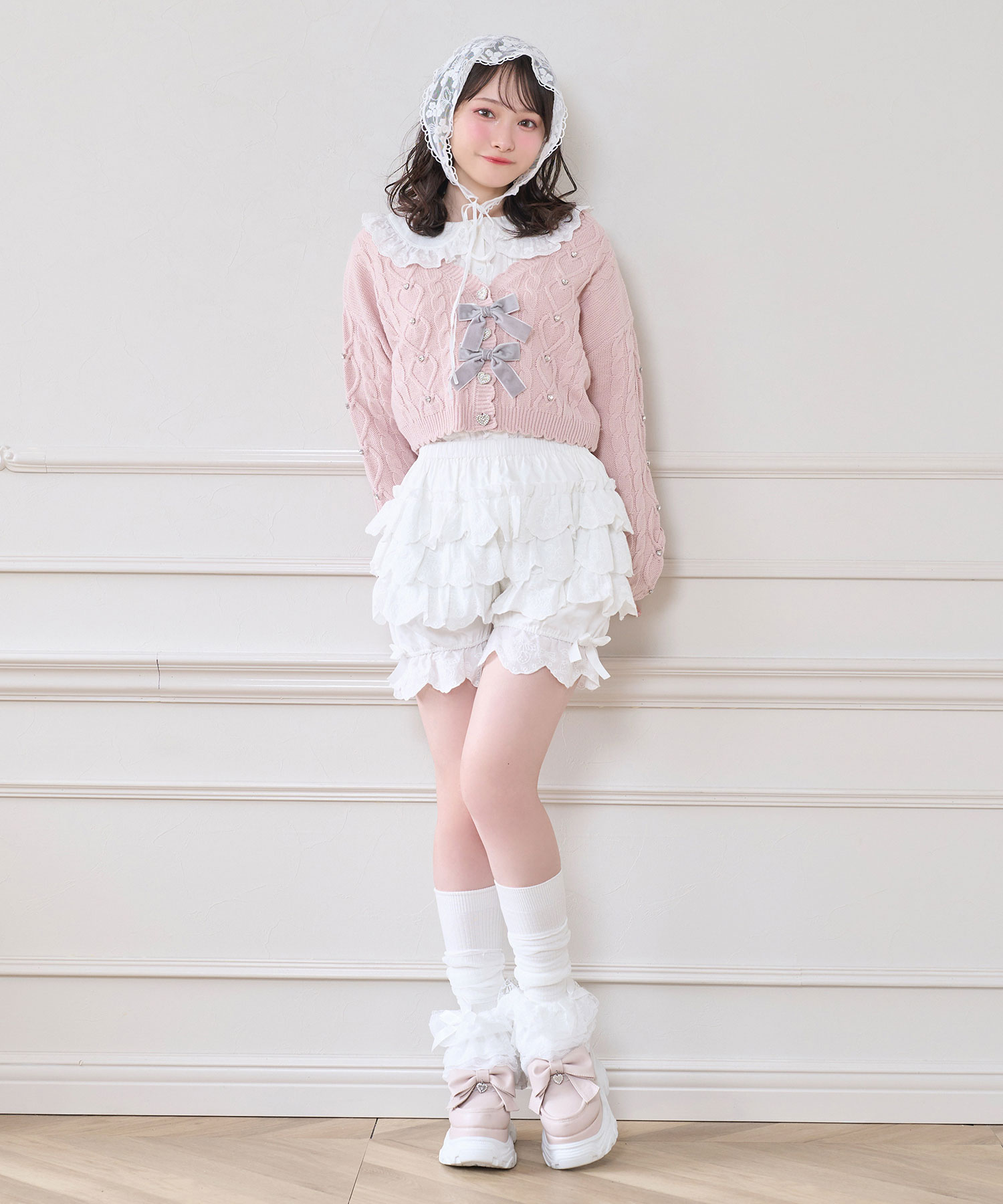 コットンレースふりふりパンツ