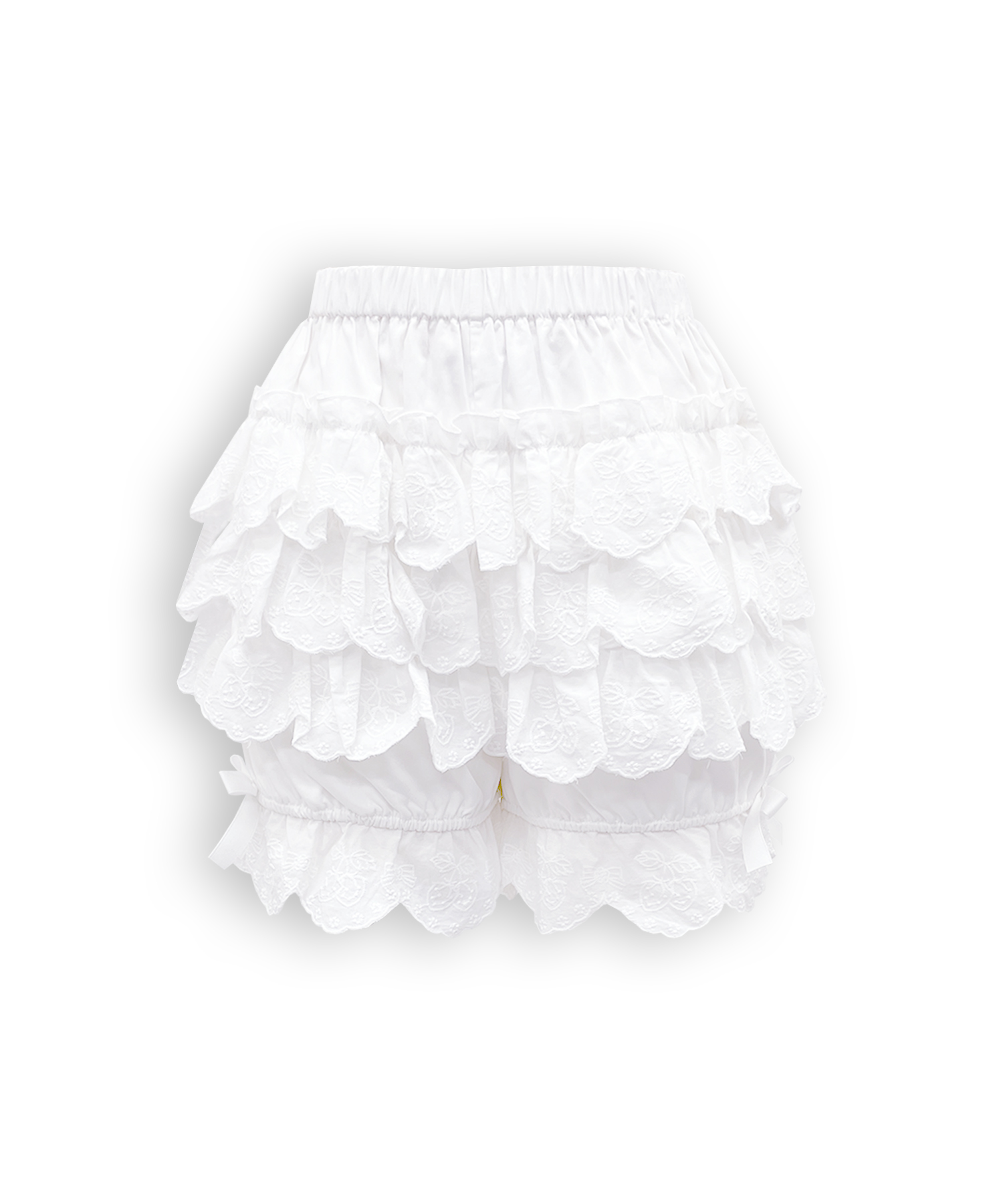 コットンレースふりふりパンツ