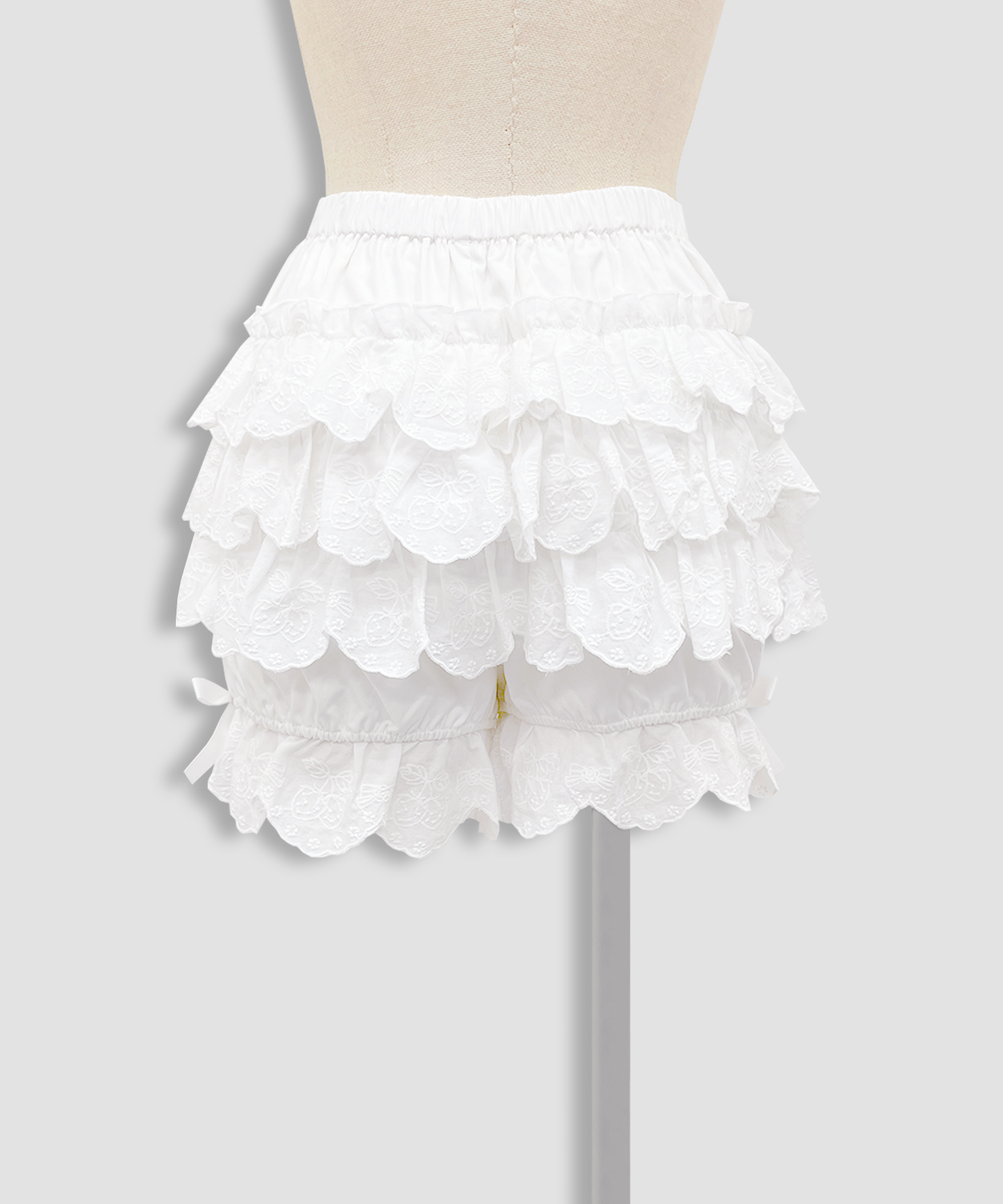 コットンレースふりふりパンツ