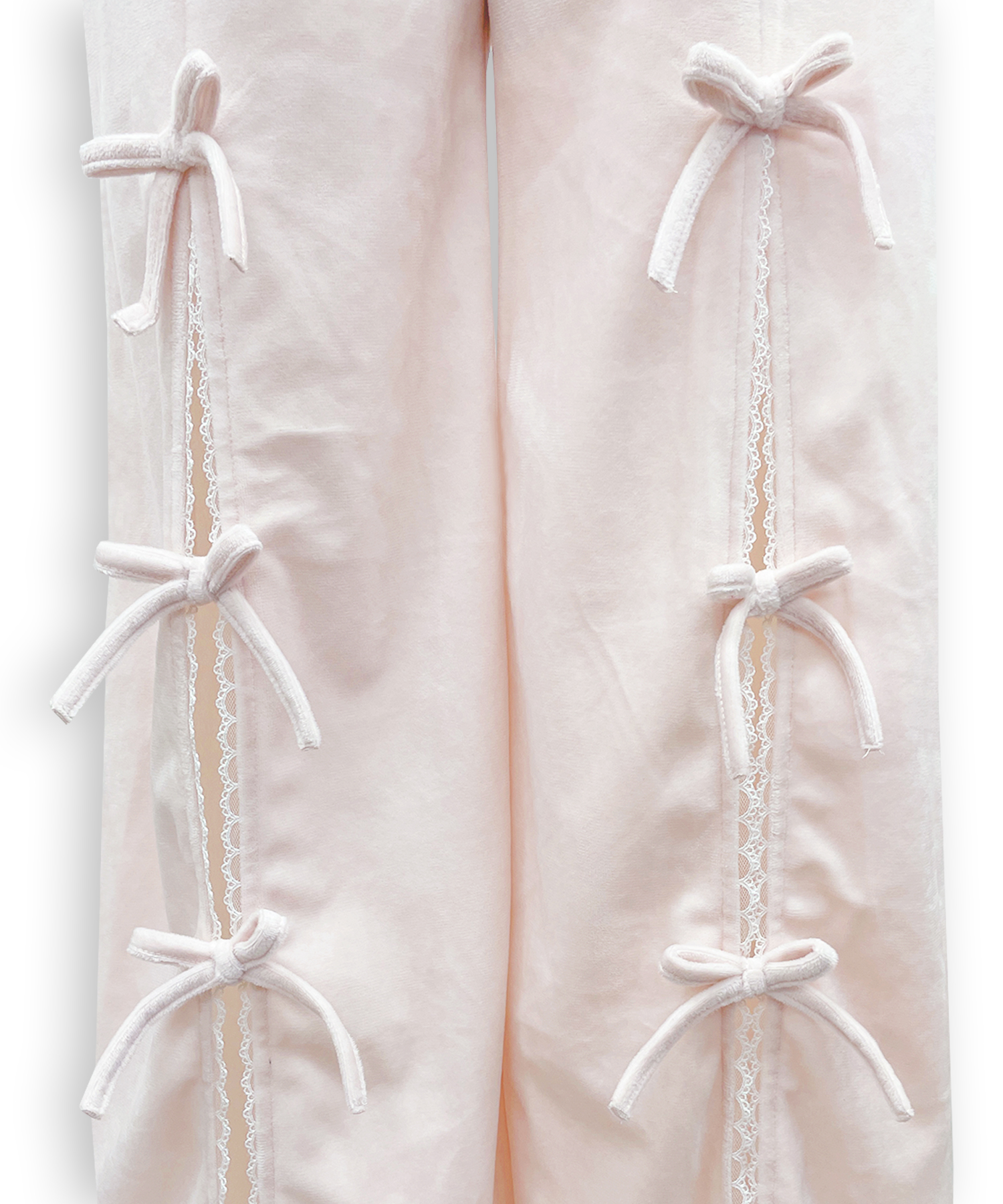 リボンスリットパンツ