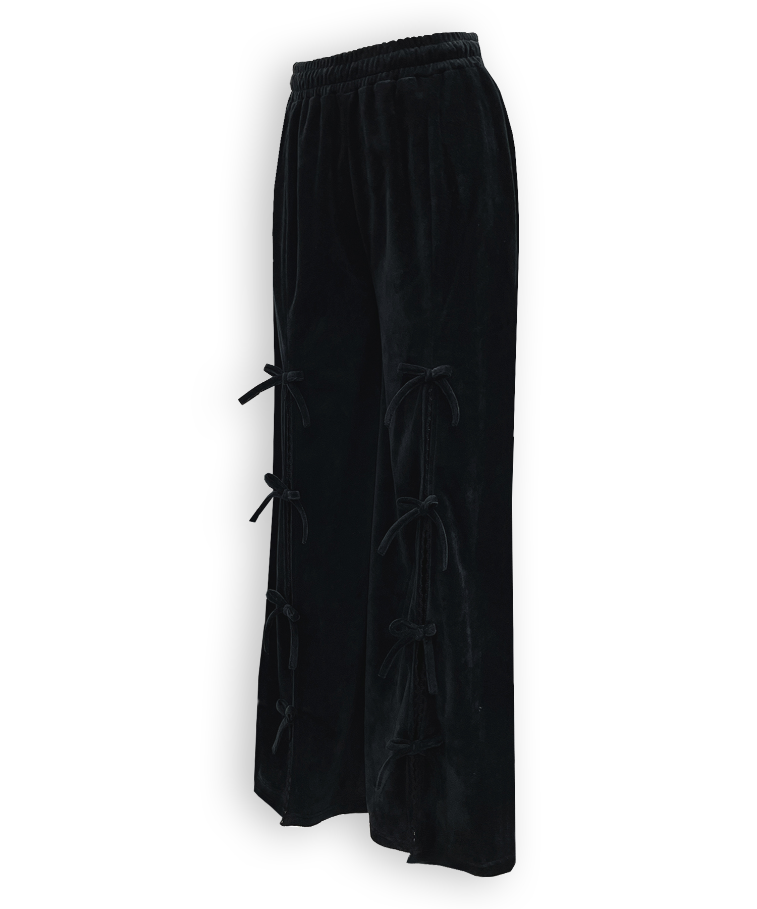 リボンスリットパンツ