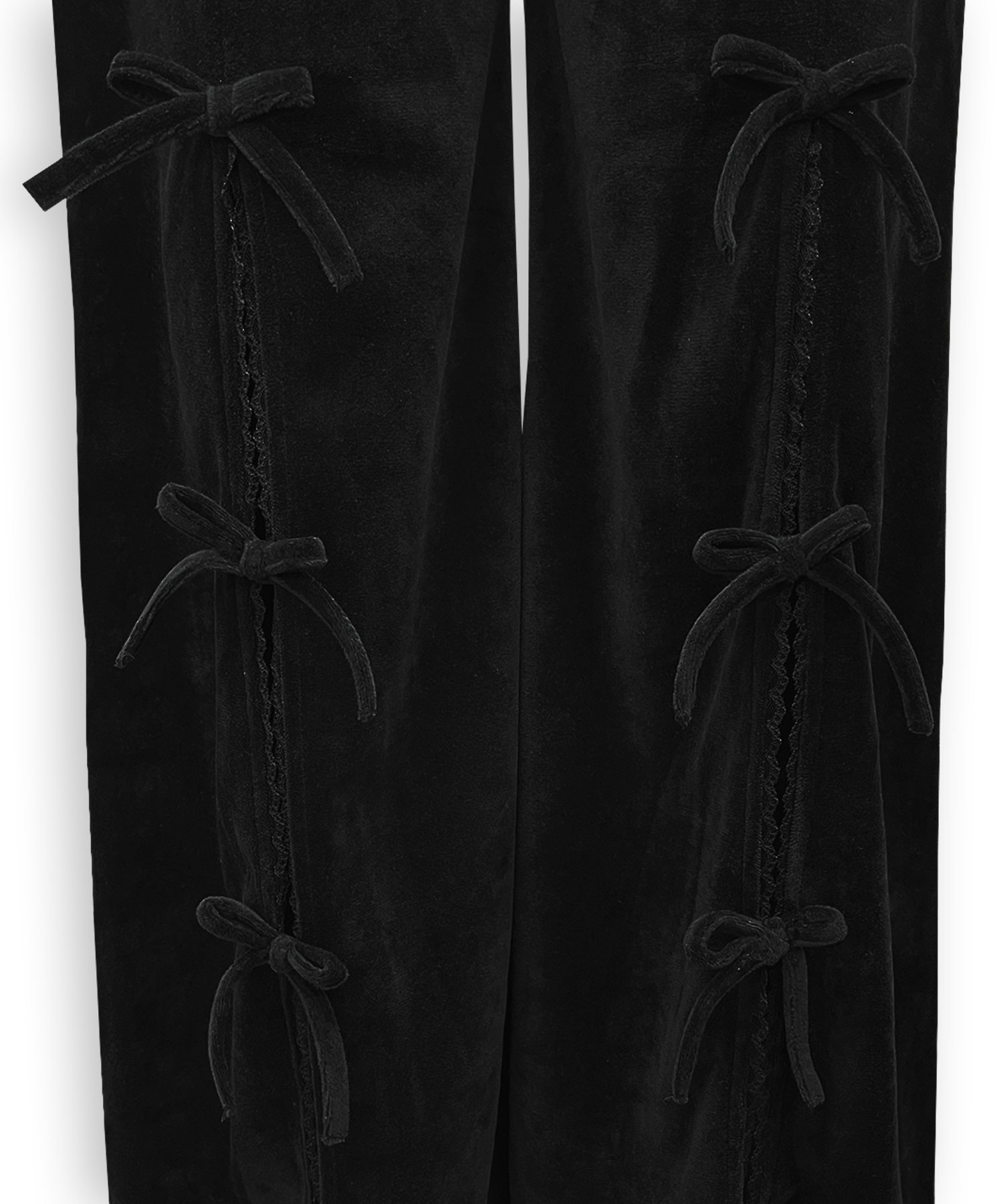 リボンスリットパンツ