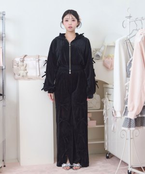リボンスリットパンツ
