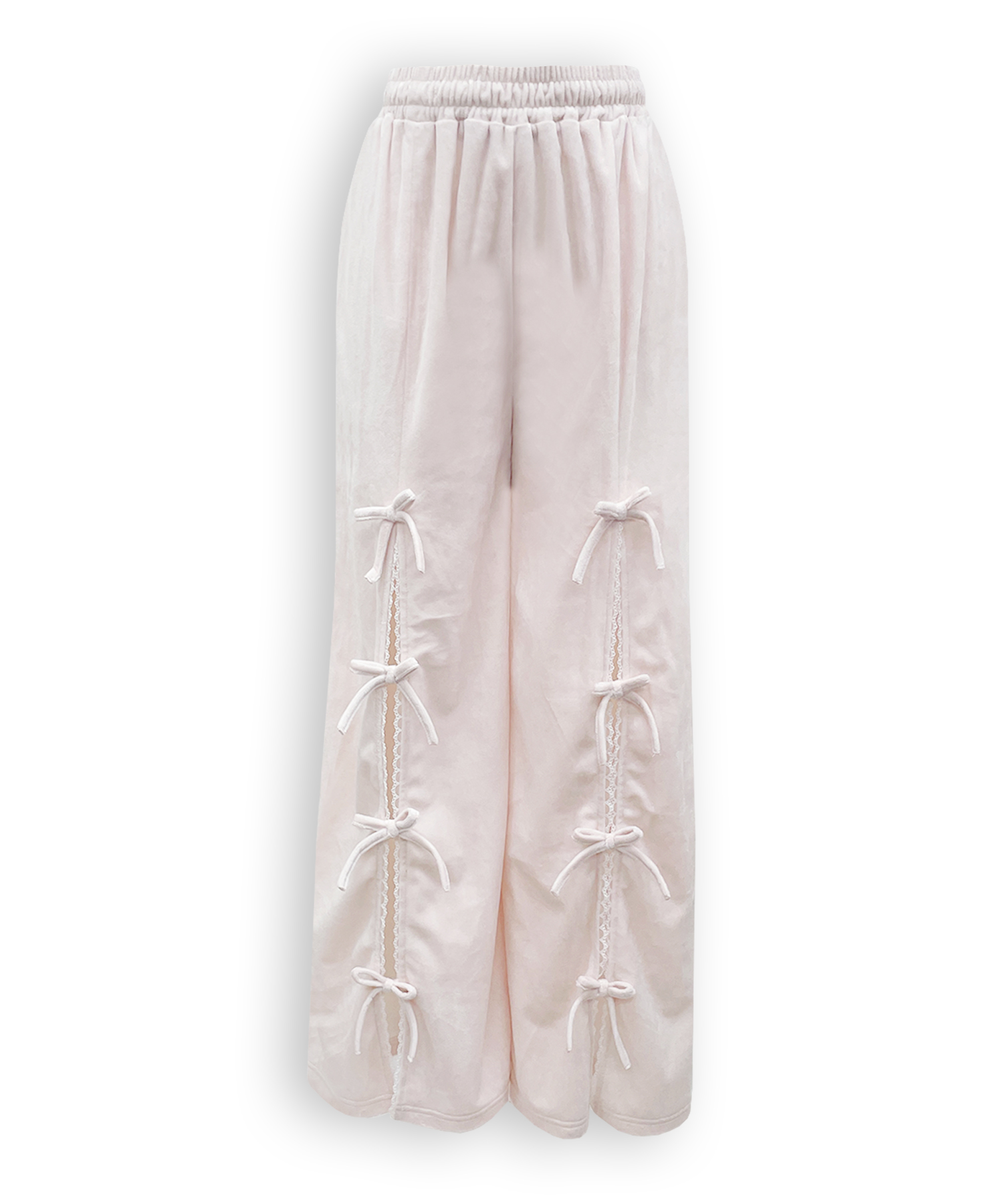 リボンスリットパンツ