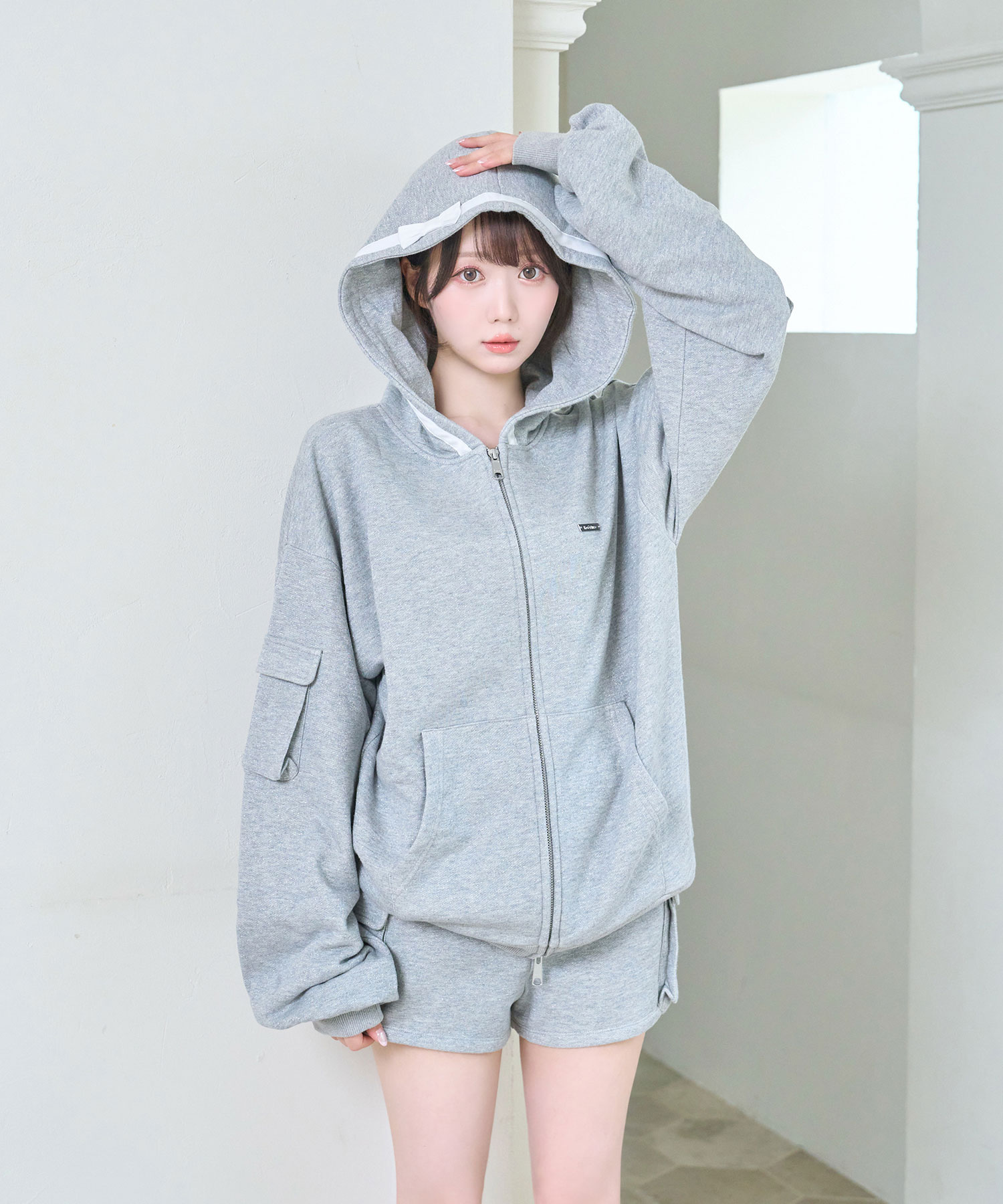 ロゼミューズcami set compact hoodieパンツセット side lace sweat pants – BUNNY APARTMENT