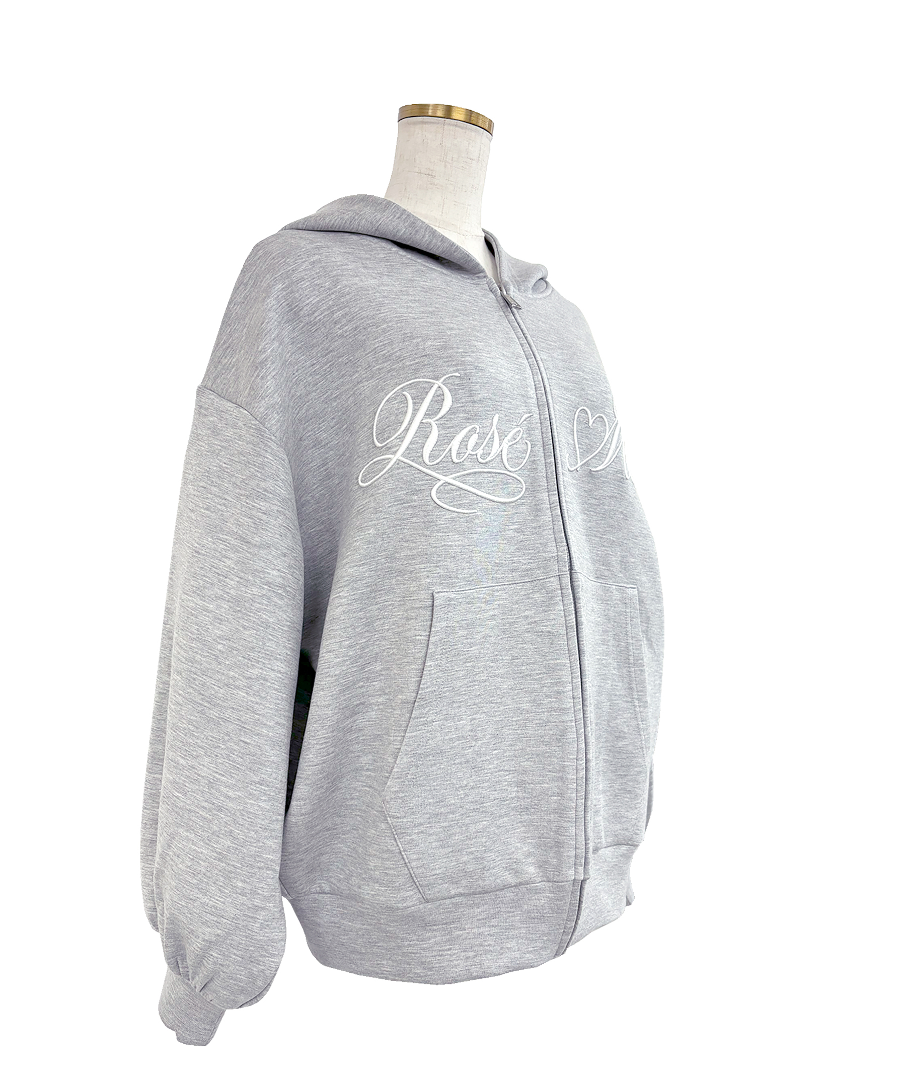 Logo 3d embroidery hoodie