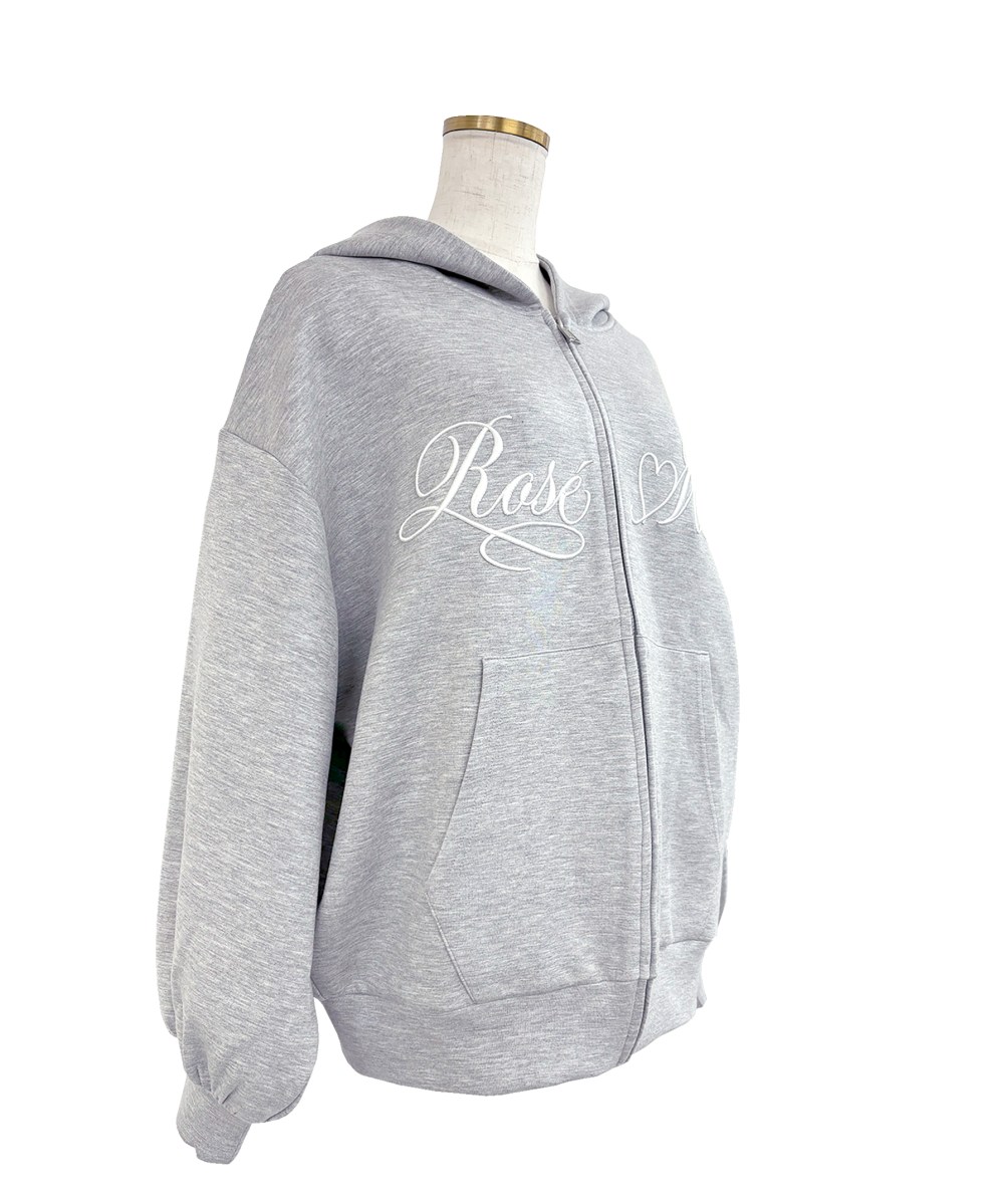 Logo 3d embroidery hoodie