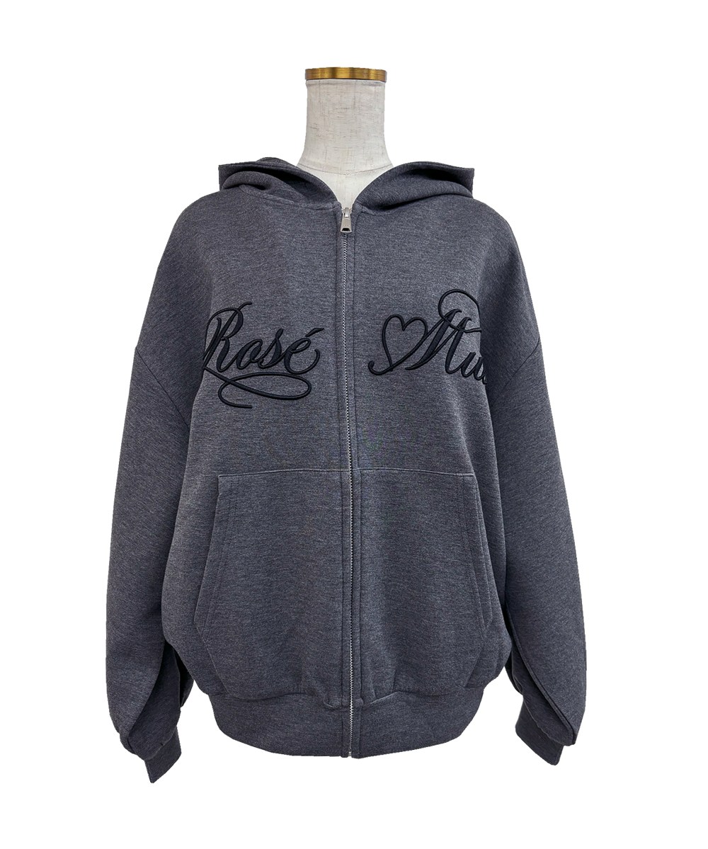 Logo 3d embroidery hoodie