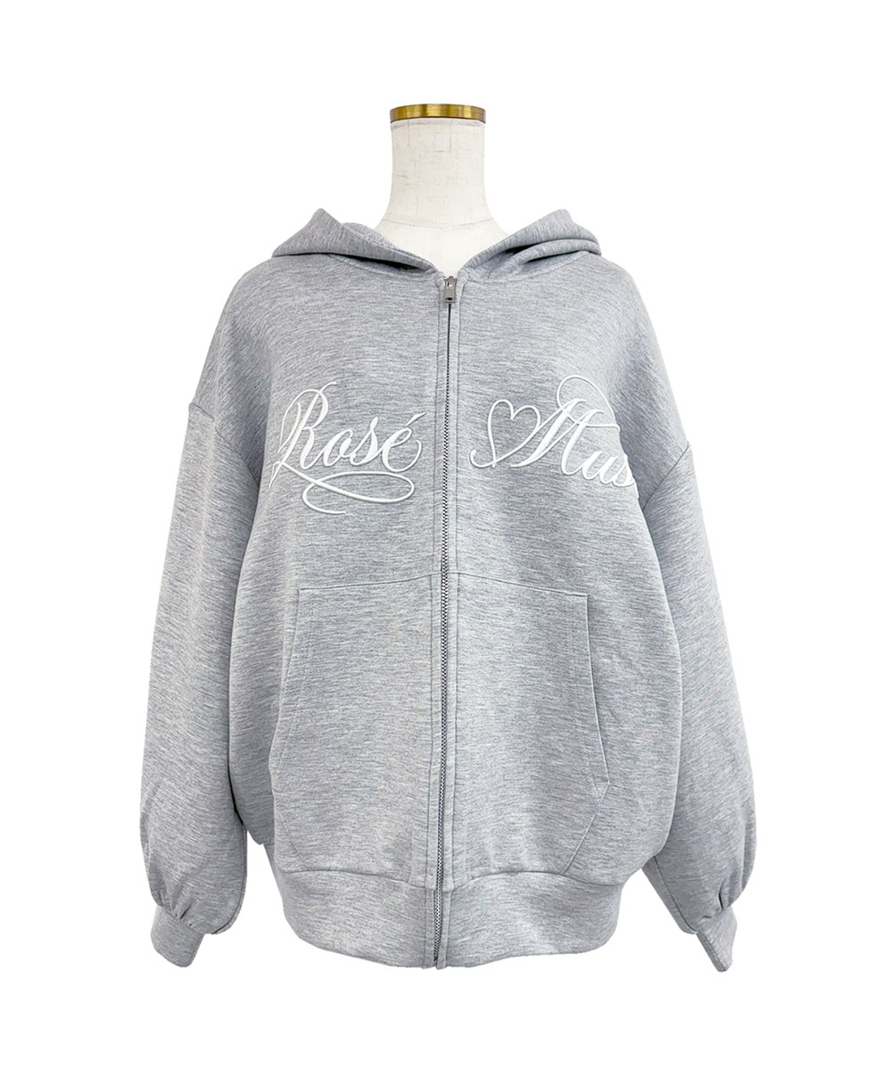 Logo 3d embroidery hoodie