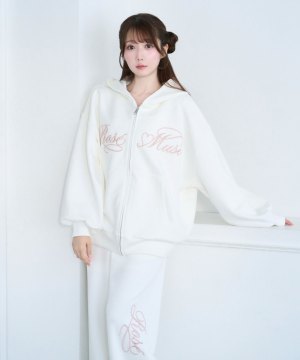 Logo 3d embroidery hoodie