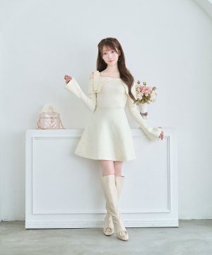 Bijou knit mini onepiece