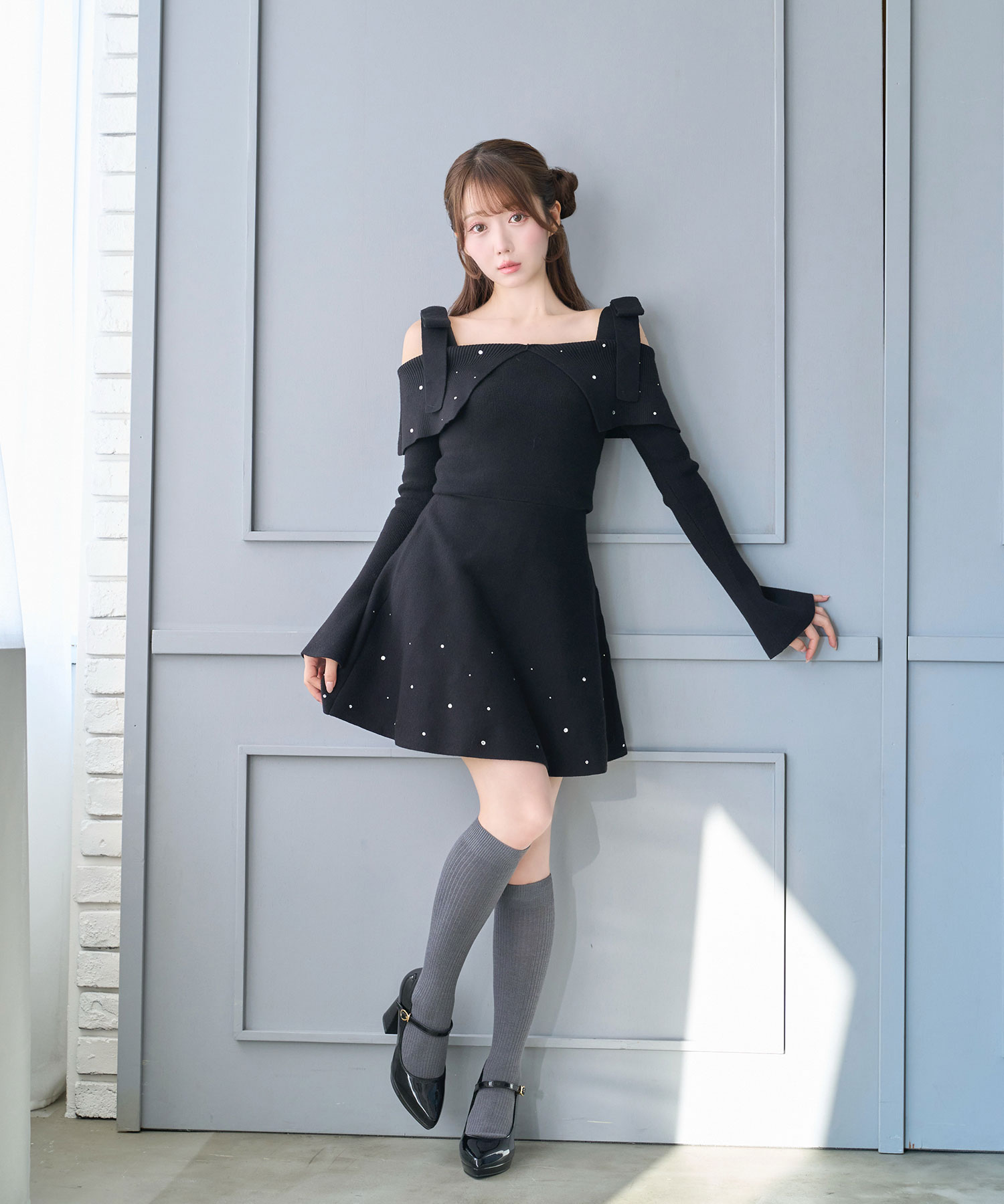Bijou knit mini onepiece – BUNNY APARTMENT