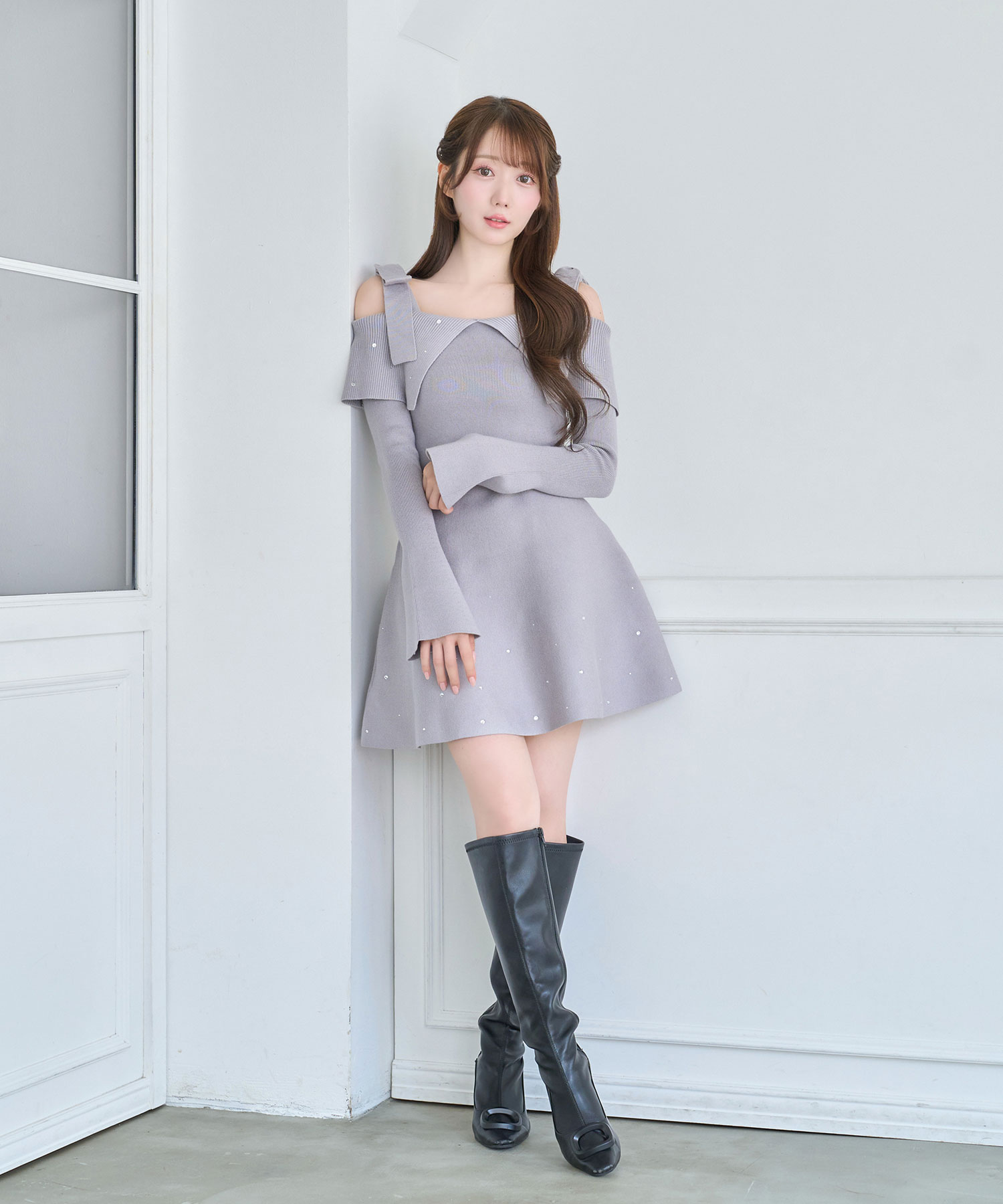 Bijou knit mini onepiece – BUNNY APARTMENT