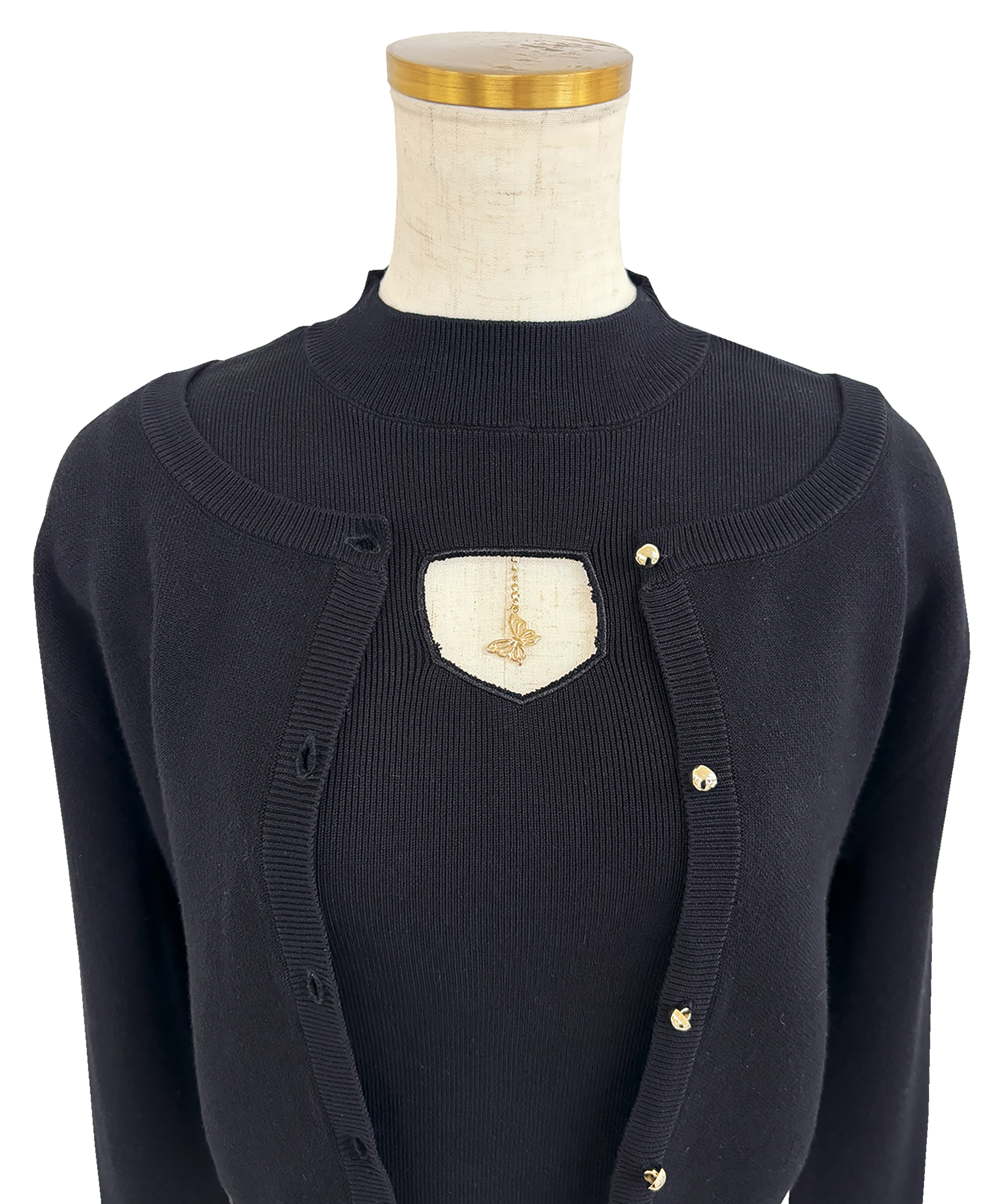Chest charm Ens. knit tops – BUNNY APARTMENT