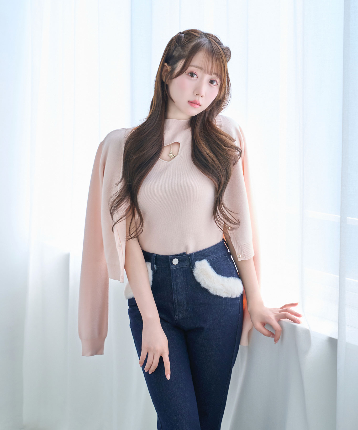 【新品タグ付き】BELLE&SUN CROCHET セットアップ　ニット 新品タグ付き】BELLE&SUN CROCHET セットアップ ニット 新品タグ