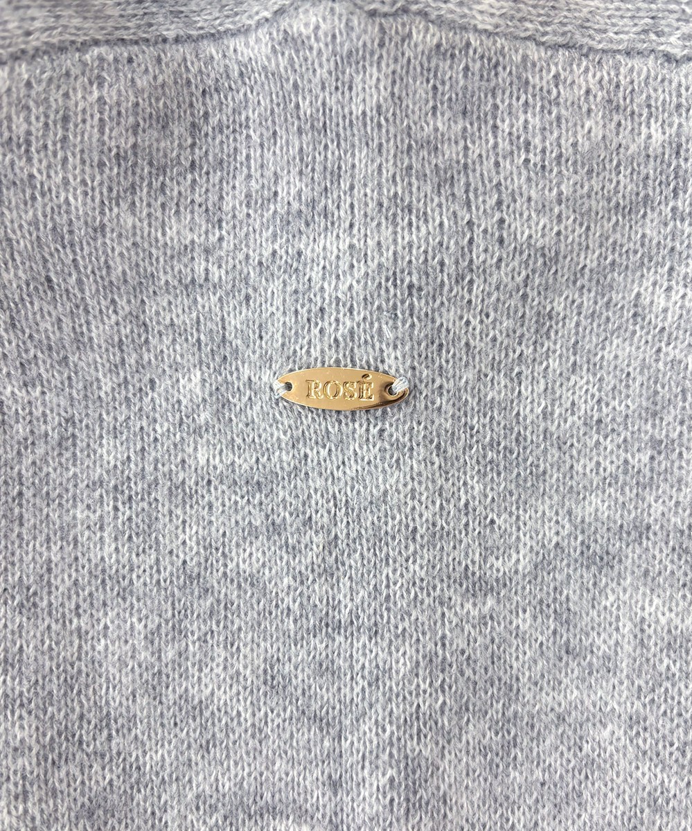 Mohair knit hoodie