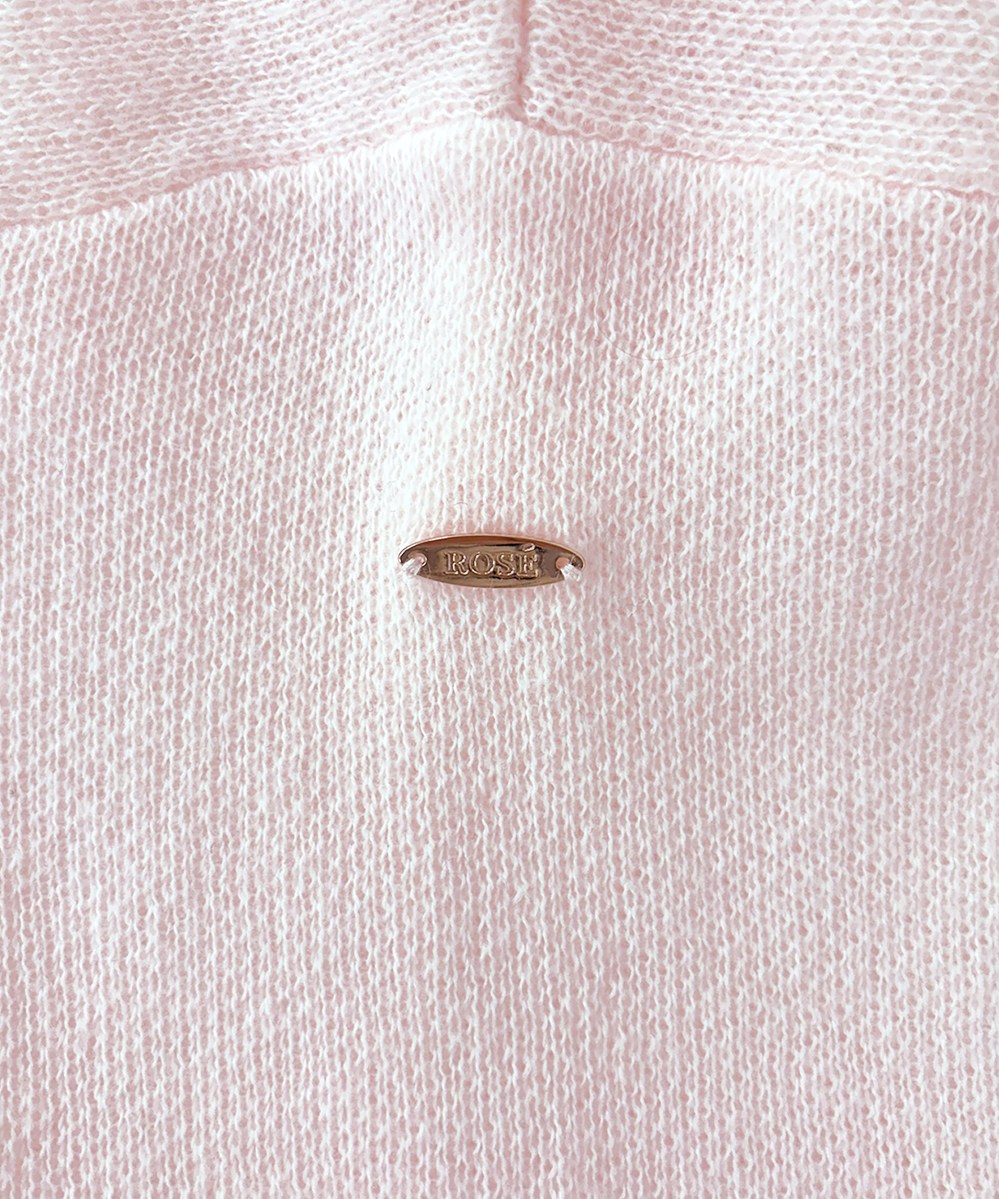 Mohair knit hoodie