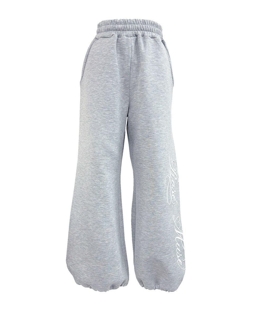 Logo 3d embroidery pants