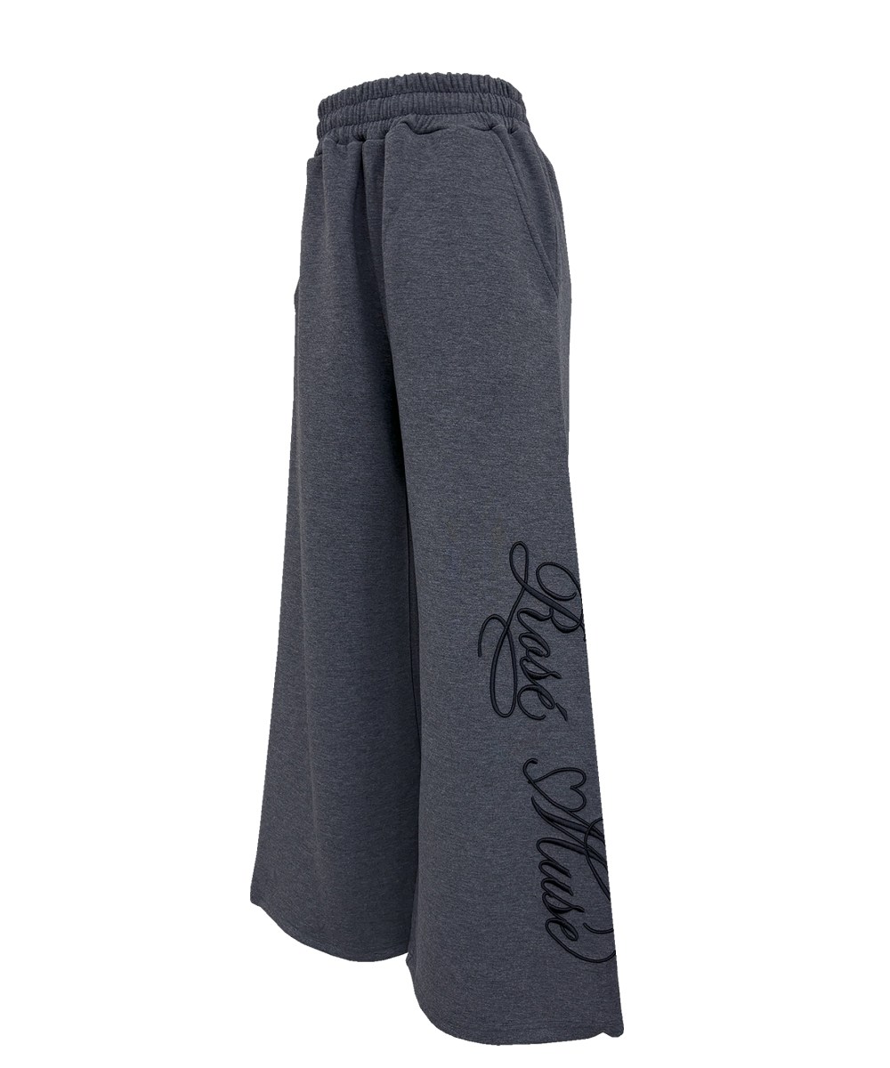 Logo 3d embroidery pants
