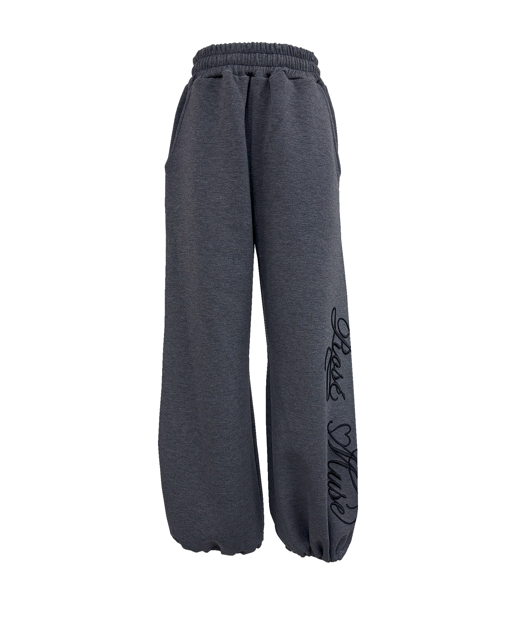 Logo 3d embroidery pants